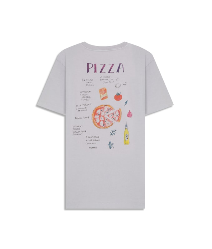 T-Shirt Mm Gd Pizza Cta Blue Vintage
