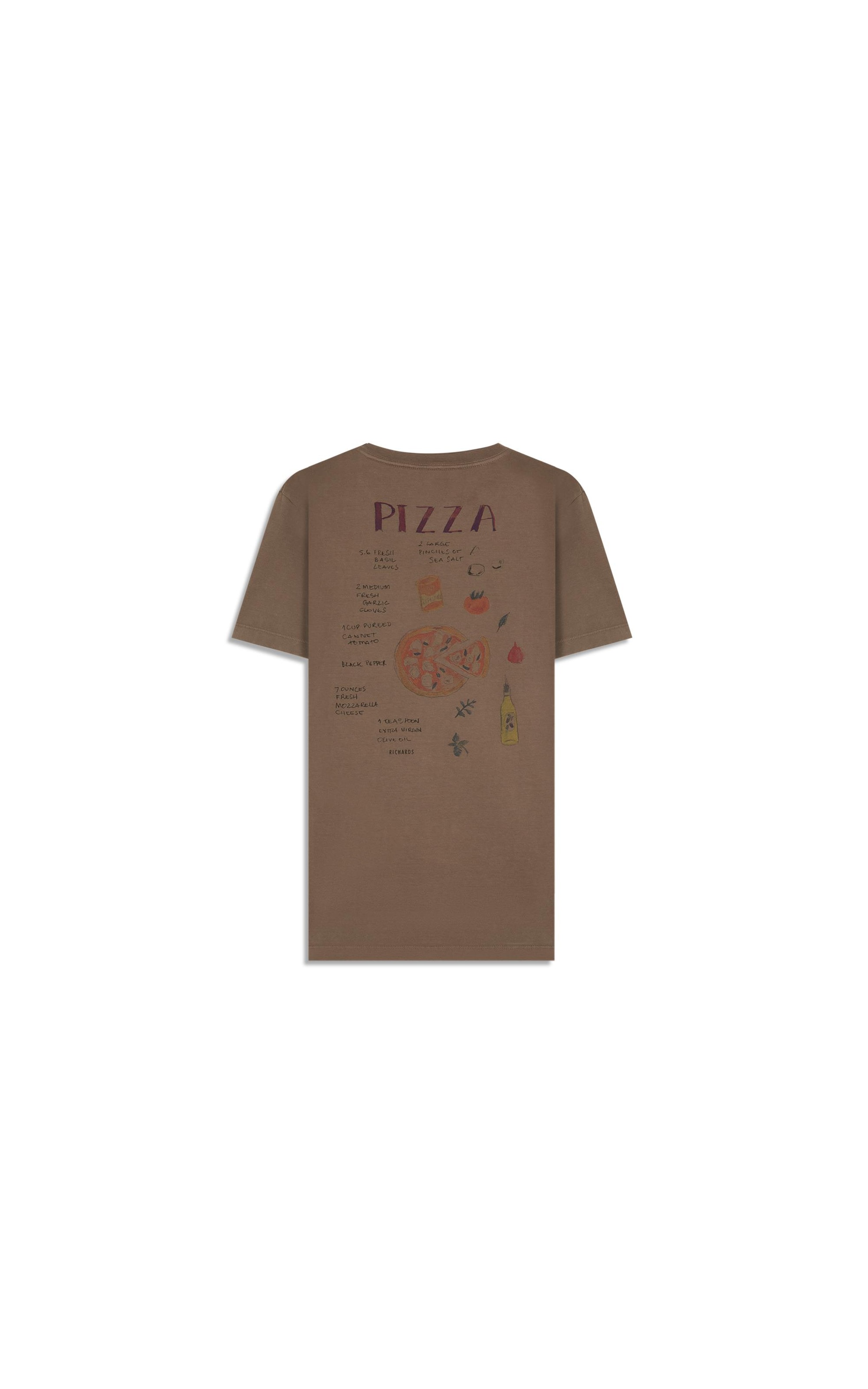 T-Shirt Mm Gd Pizza Cta Tabaco