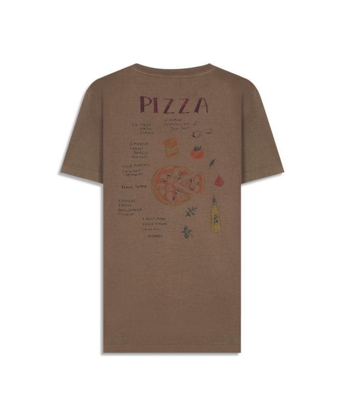 T-Shirt Mm Gd Pizza Cta Tabaco