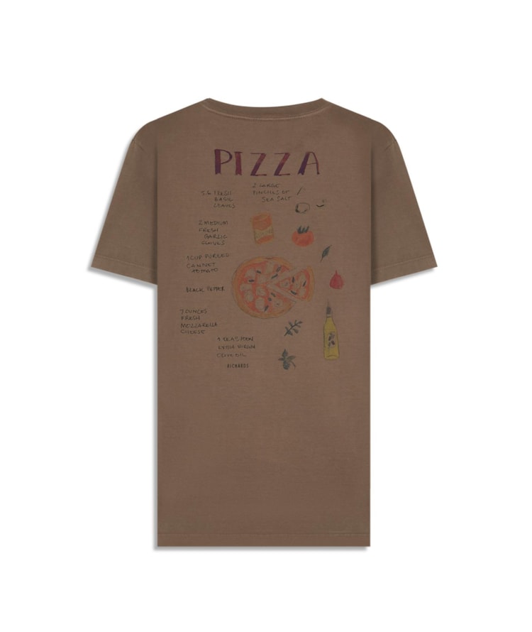 T-Shirt Mm Gd Pizza Cta Tabaco