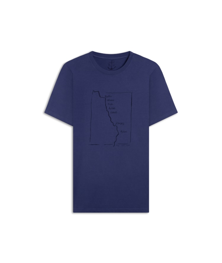 T-Shirt Mm Gd Sketch Map Fte Hortencia