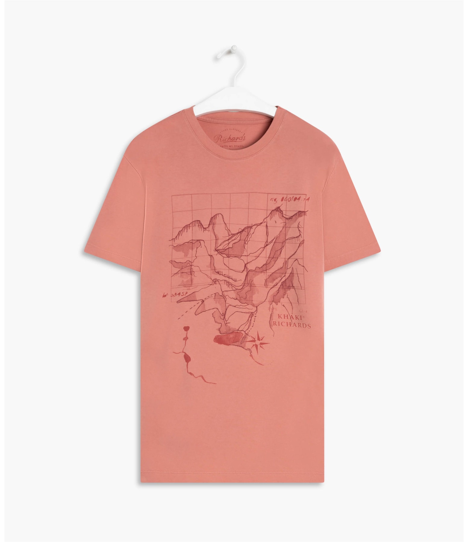 T-Shirt Mm Grid Montanhas Mc Blush