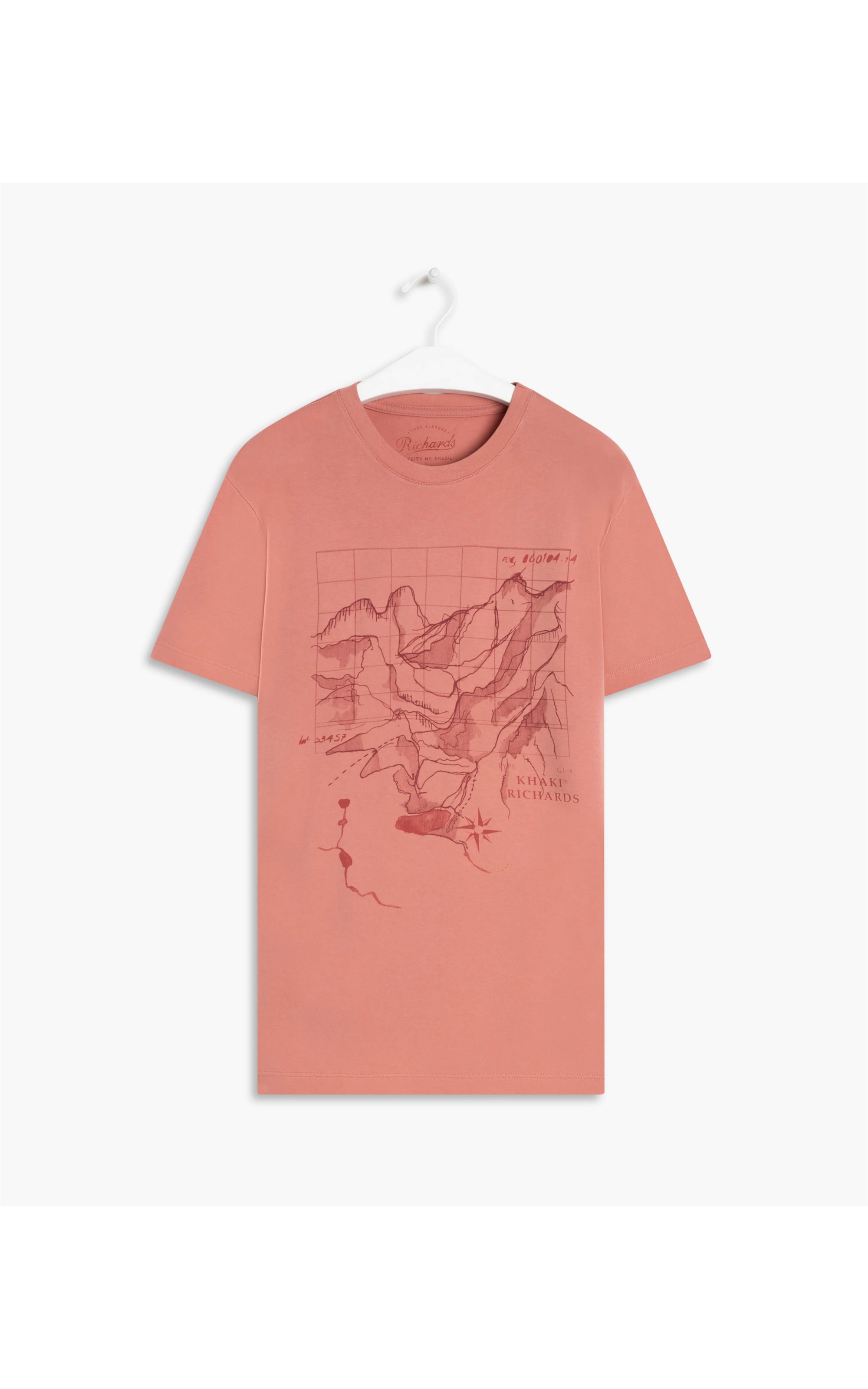 T-Shirt Mm Grid Montanhas Mc Blush