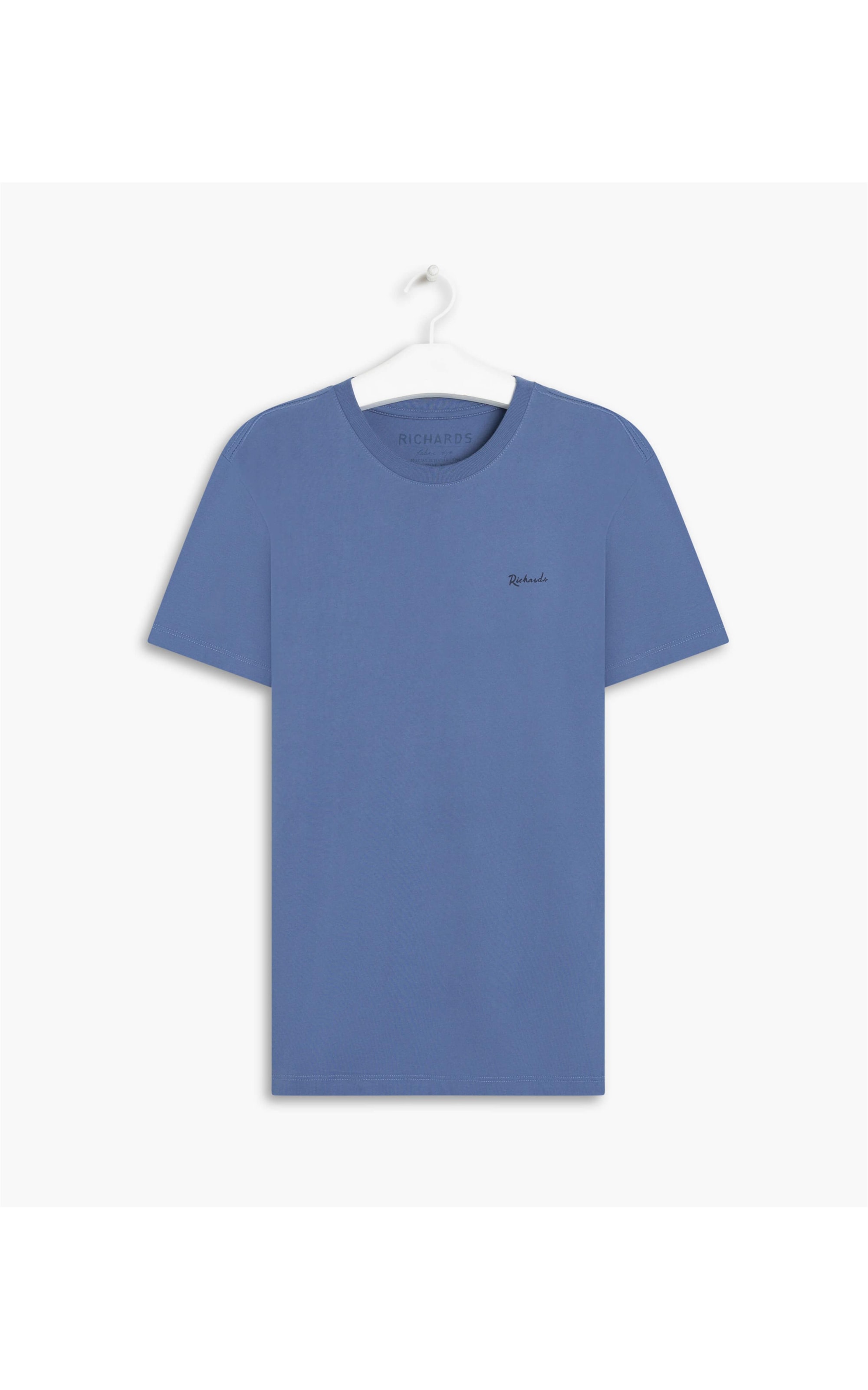 T-Shirt Mm Heron And Birds Azul Medio