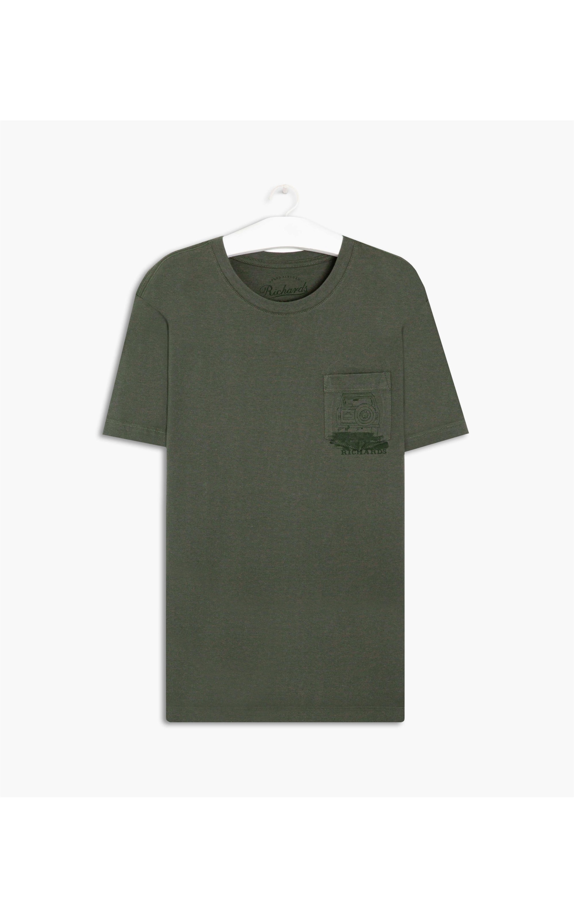 T-Shirt Mm Jipe Bolso Verde Army