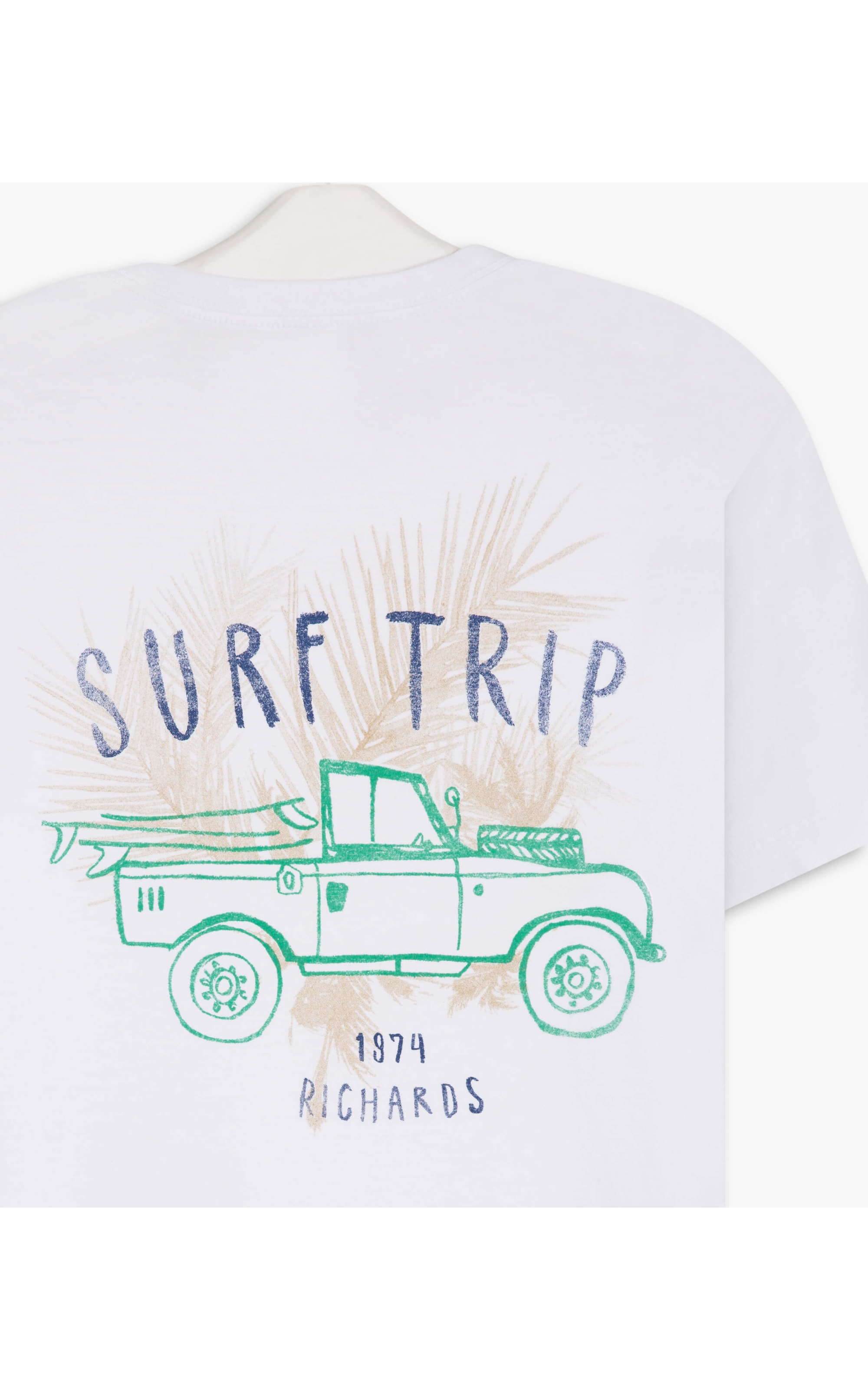T-Shirt Mm Jipe Surf Costas Branco