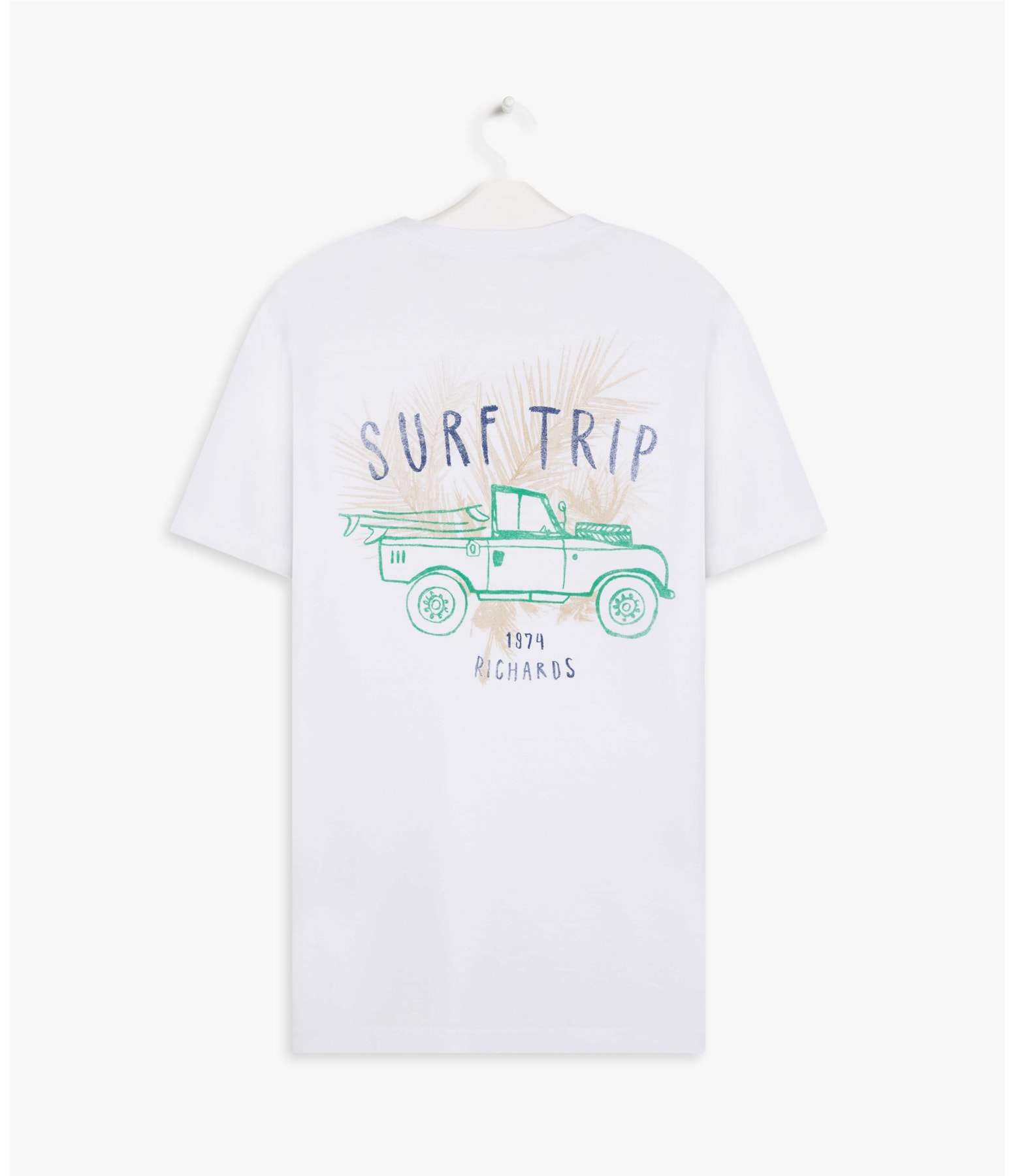 T-Shirt Mm Jipe Surf Costas Branco