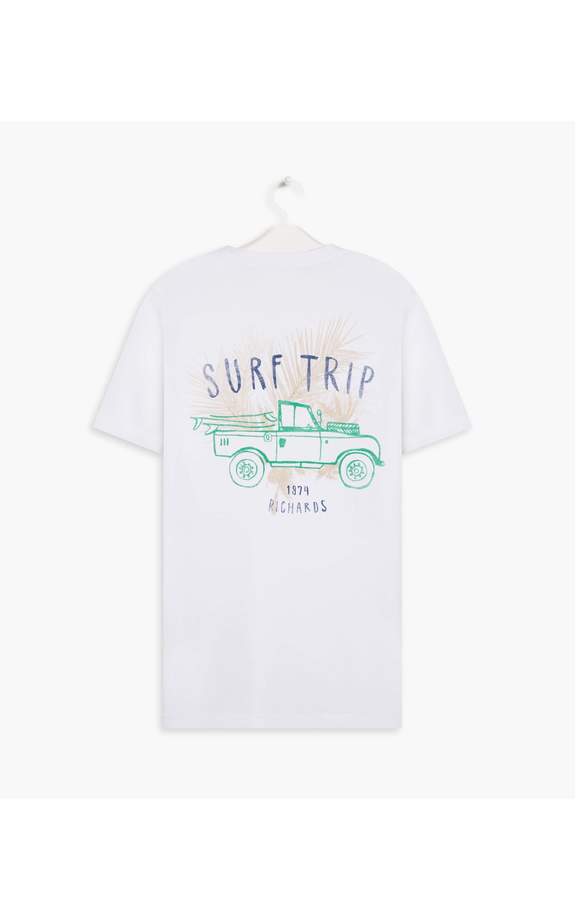 T-Shirt Mm Jipe Surf Costas Branco