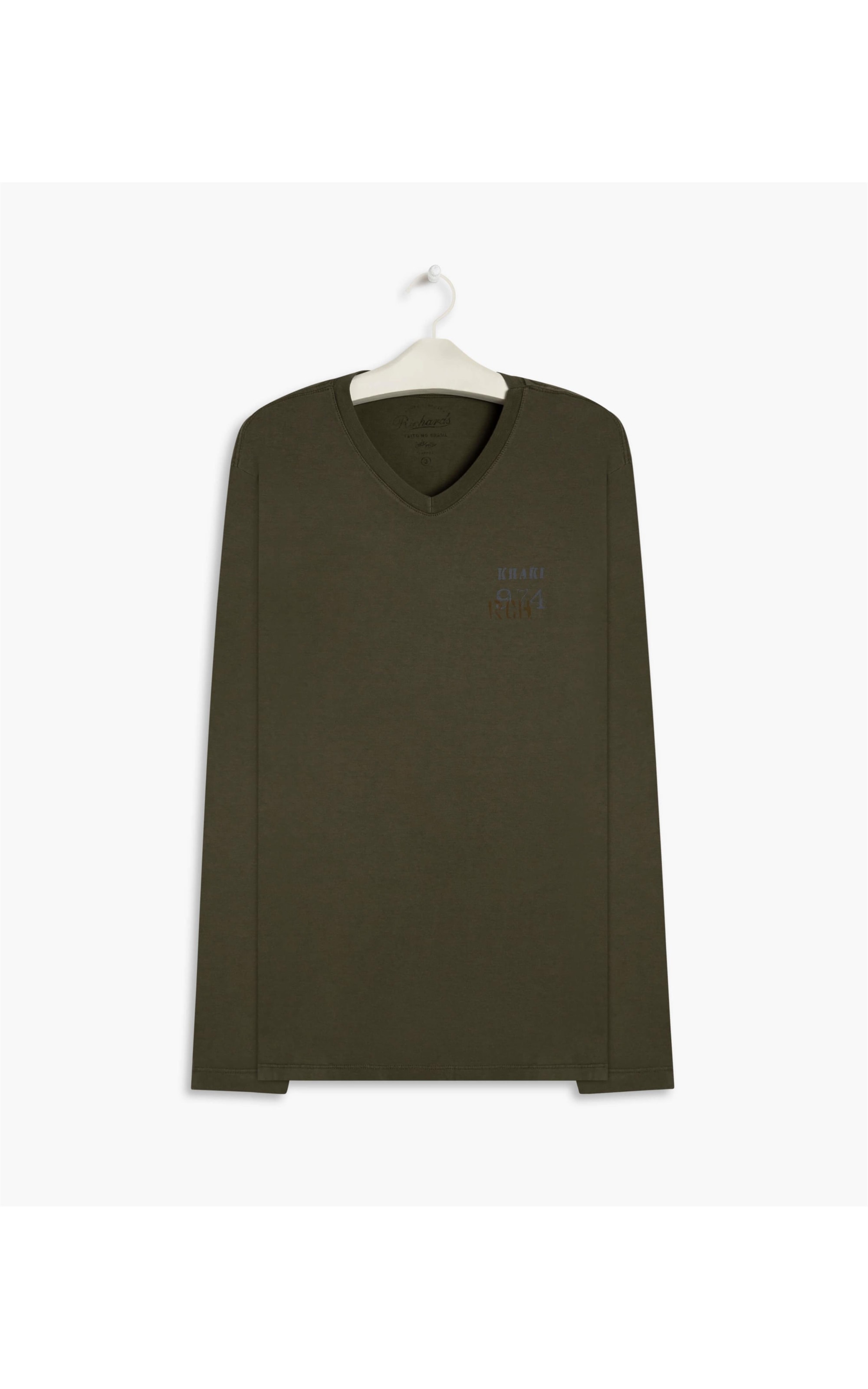 T-Shirt Mm Khaki Paragrafo Ml Verde Army