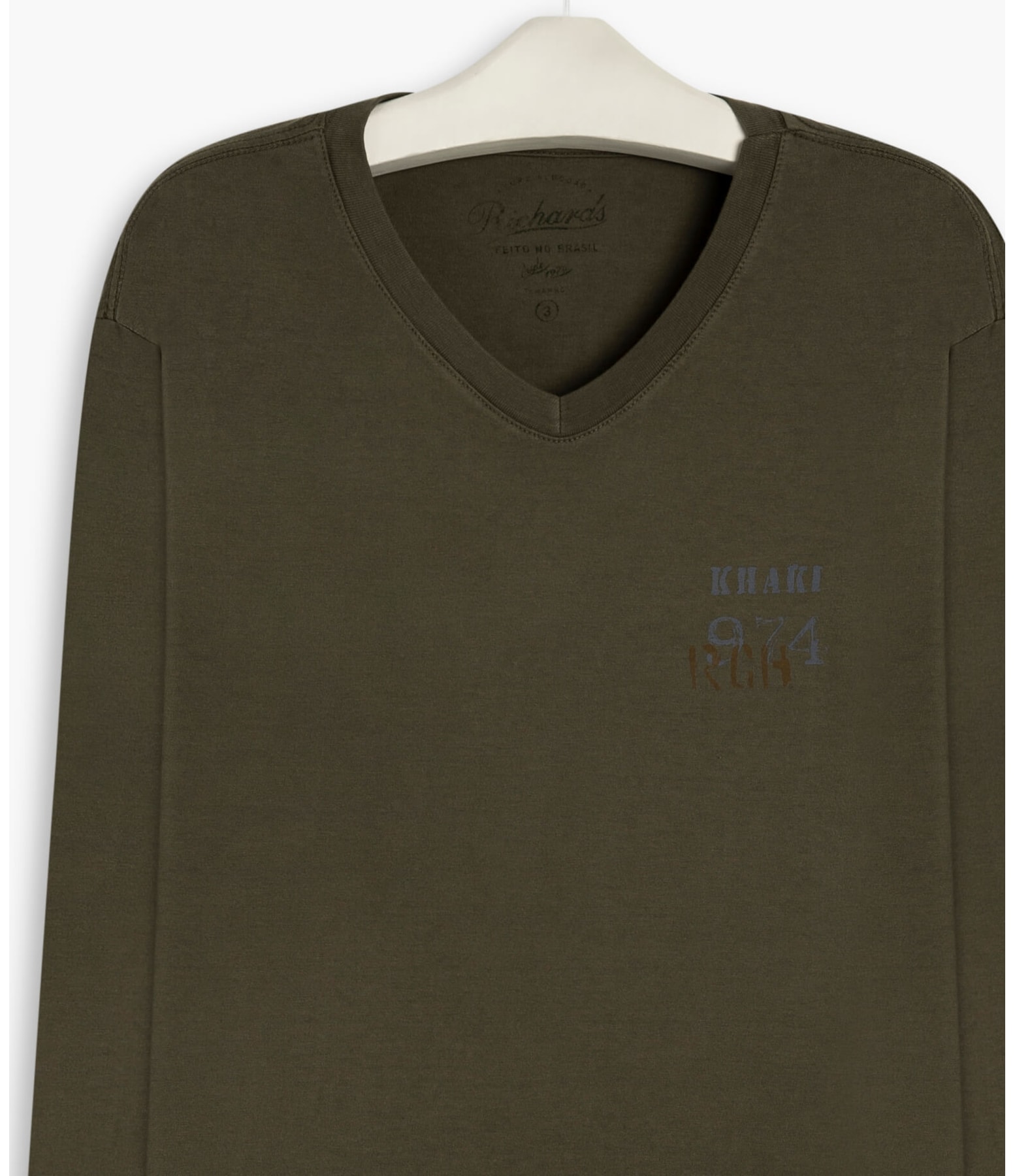 T-Shirt Mm Khaki Paragrafo Ml Verde Army