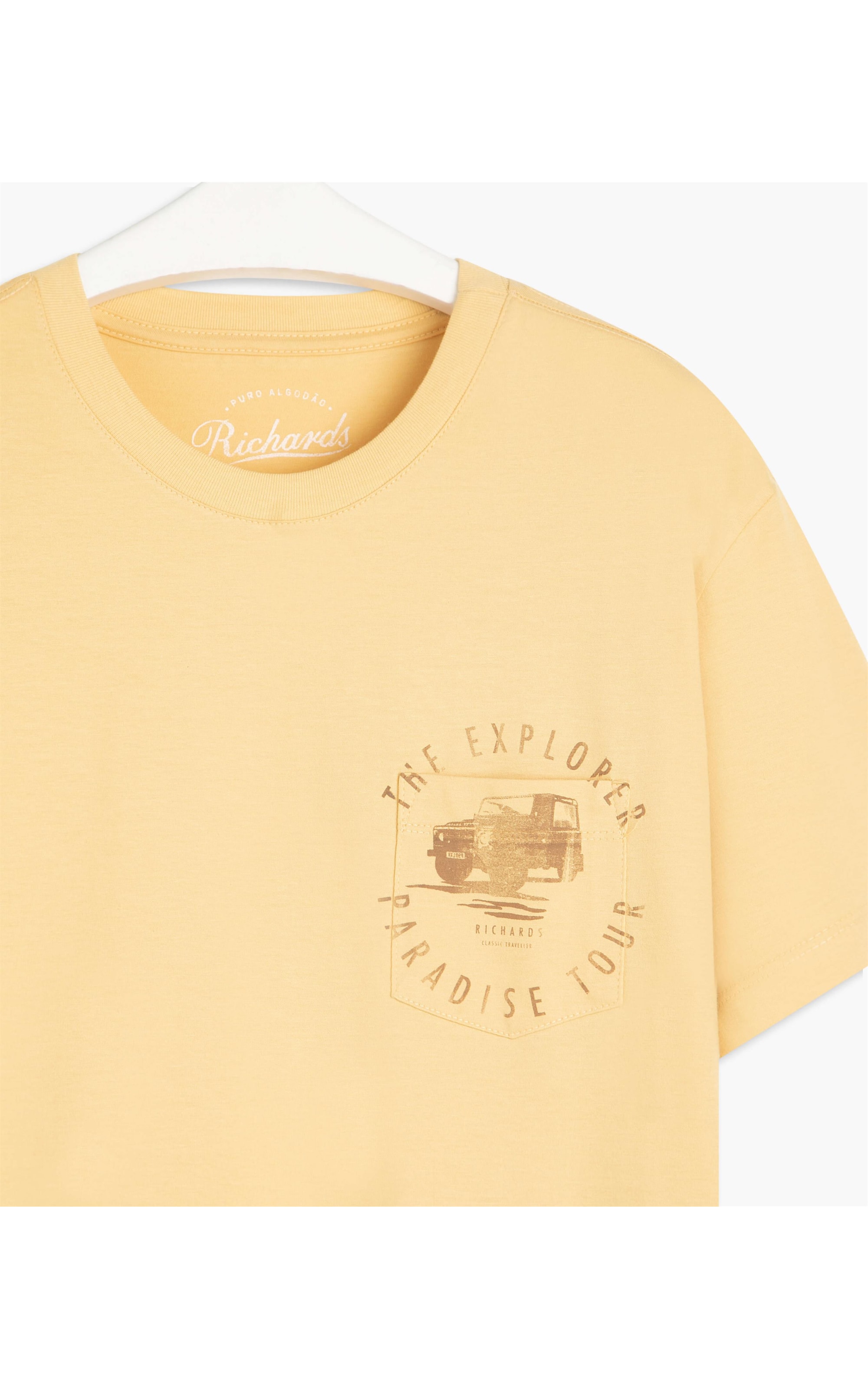 T-Shirt Mm Khaki Pocket Mc Amarelo