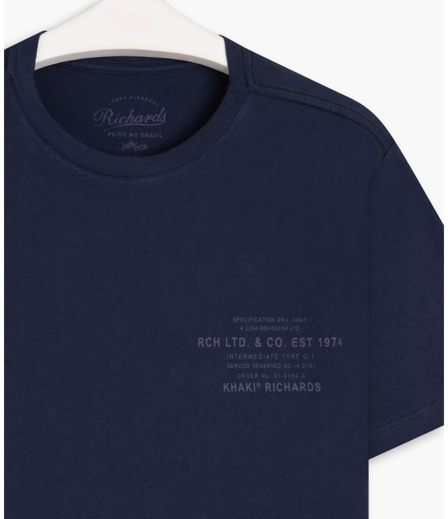 T-Shirt Mm Khaki Richards Dark Navy