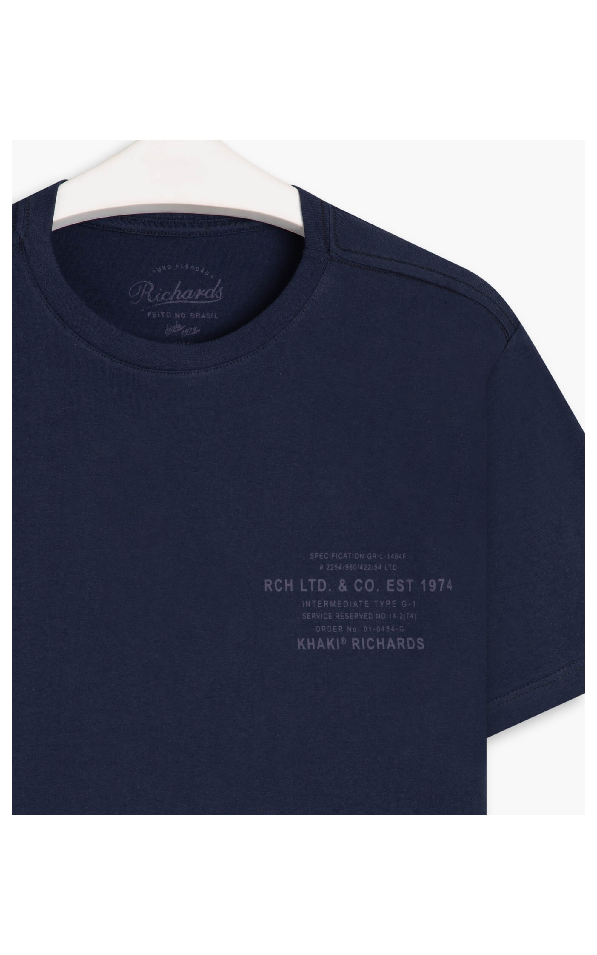 T-Shirt Mm Khaki Richards Dark Navy