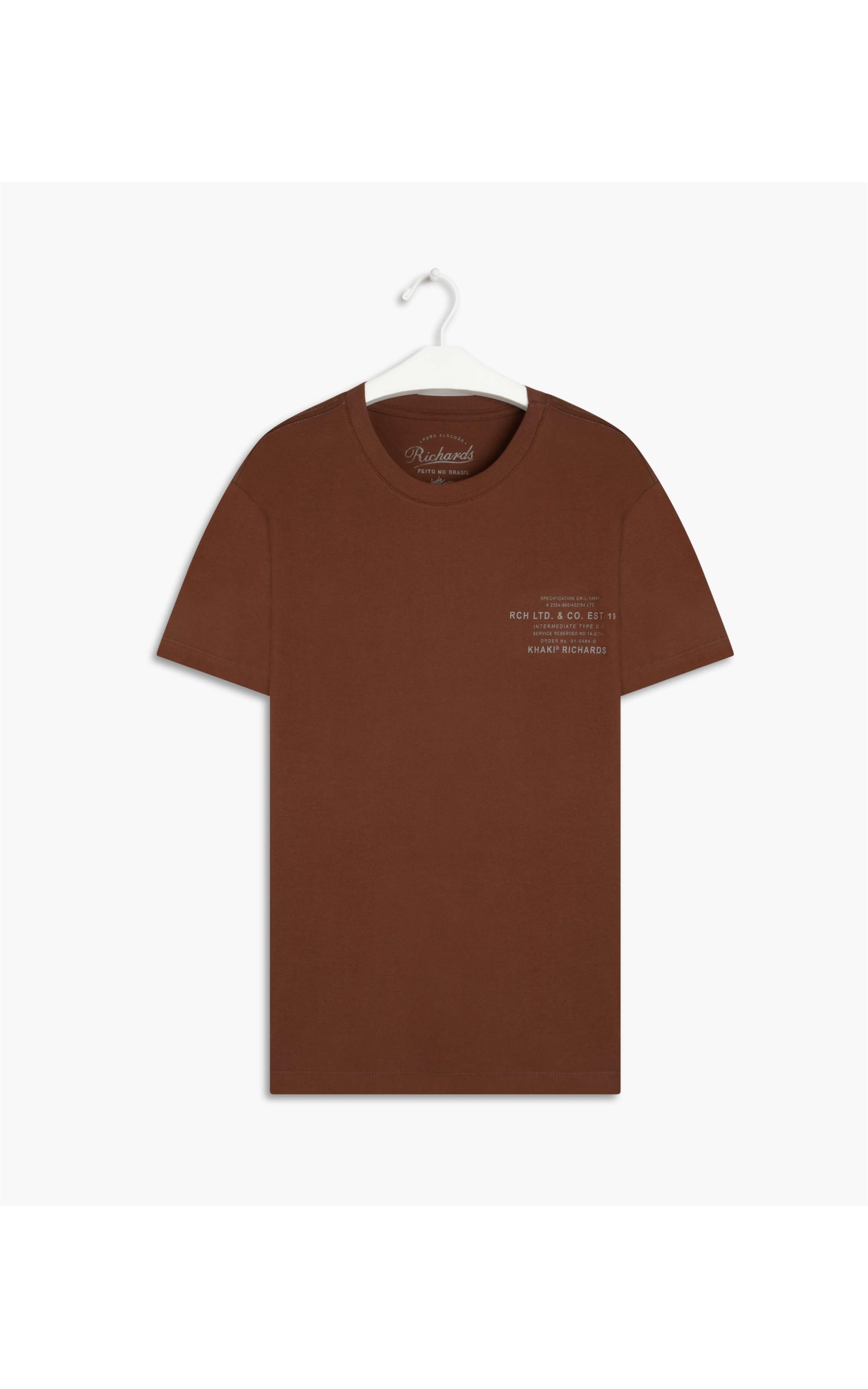 T-Shirt Mm Khaki Richards Marrom