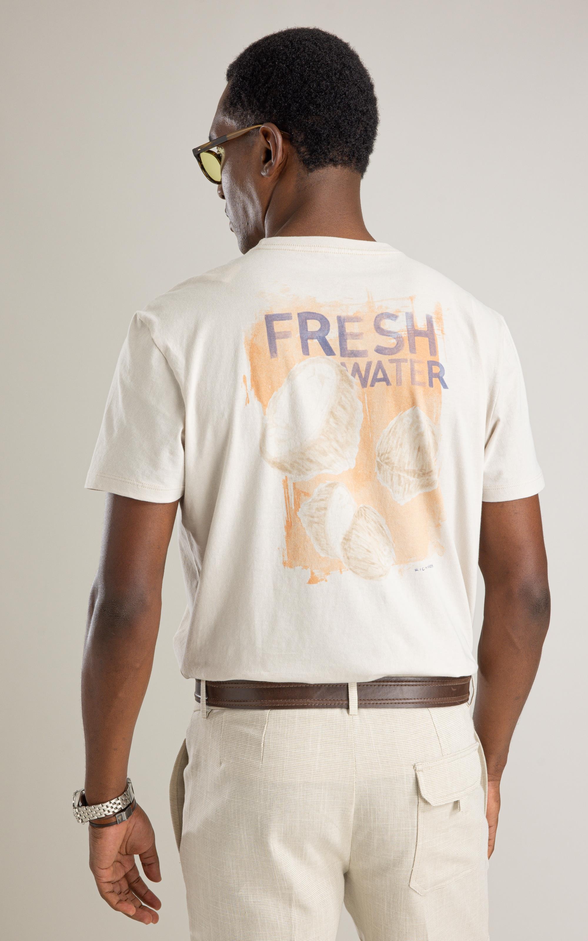 T-Shirt Mm Linen Fresh Water Costas Bf Silver