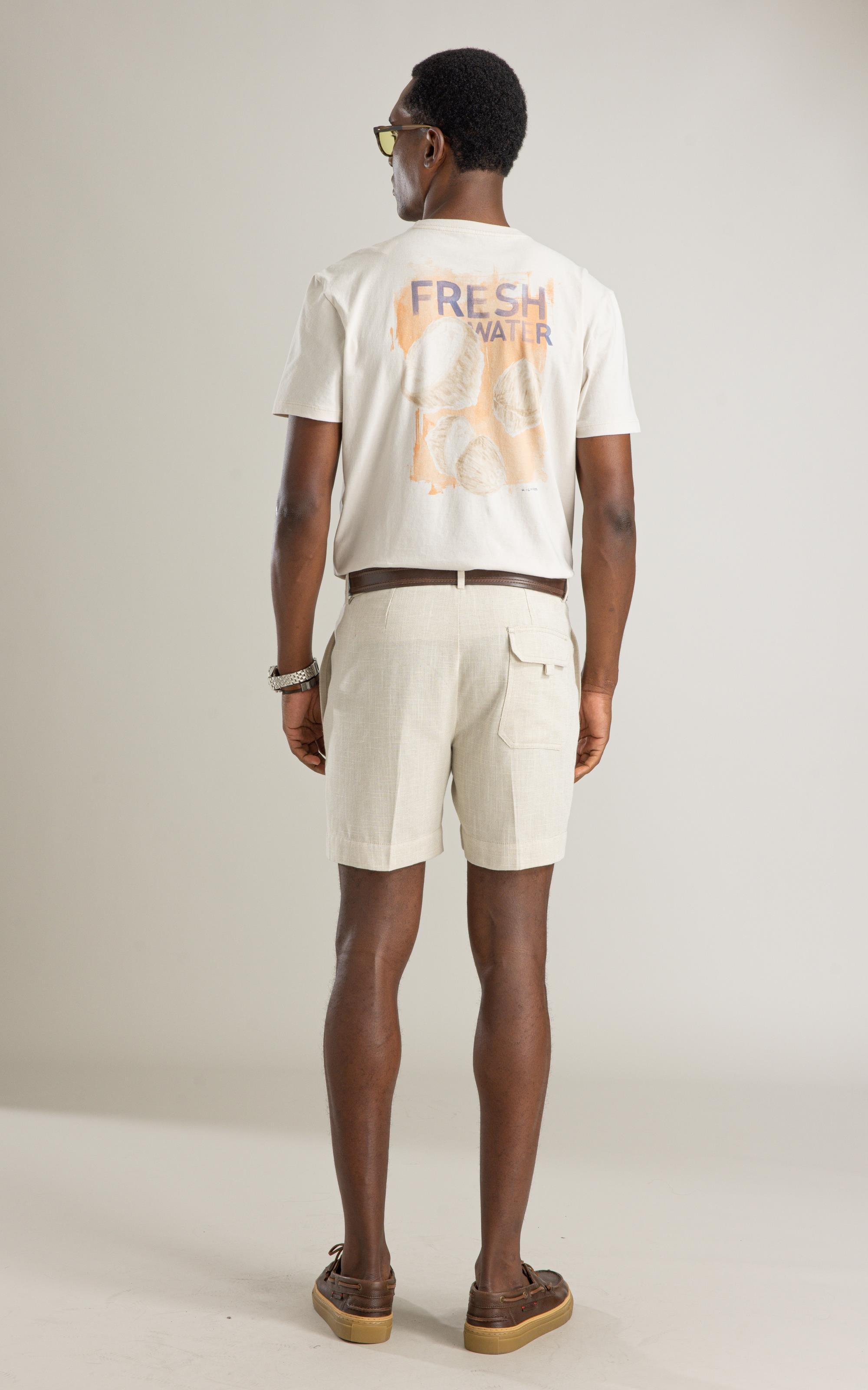 T-Shirt Mm Linen Fresh Water Costas Bf Silver