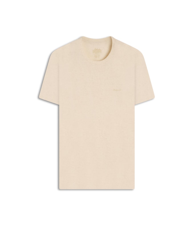 T-Shirt Mm Linho Mc Bf Natural