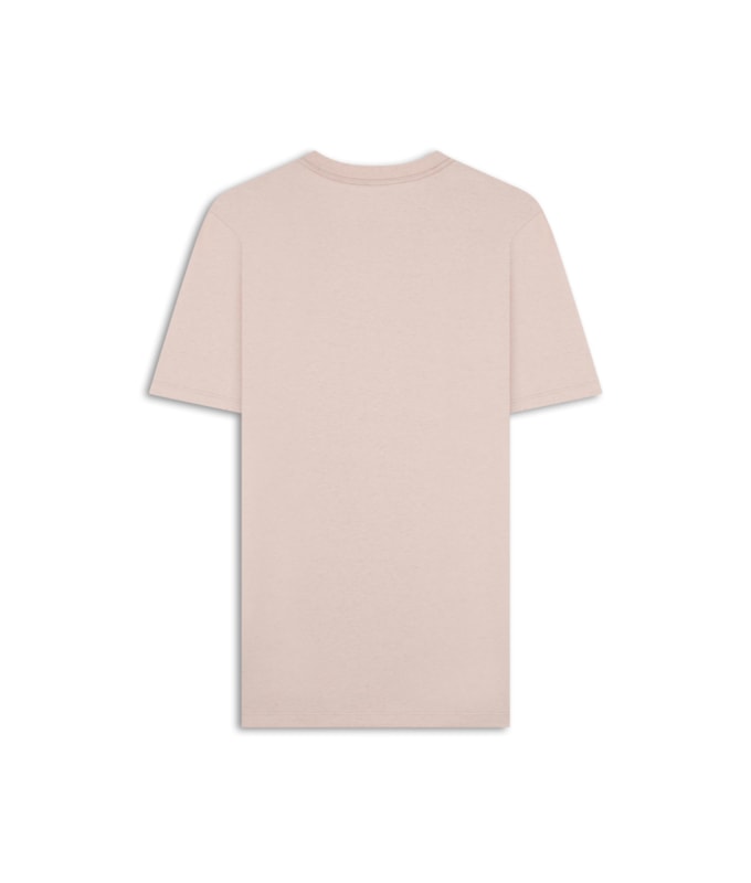 T-Shirt Mm Linho Mc Bf Pessego