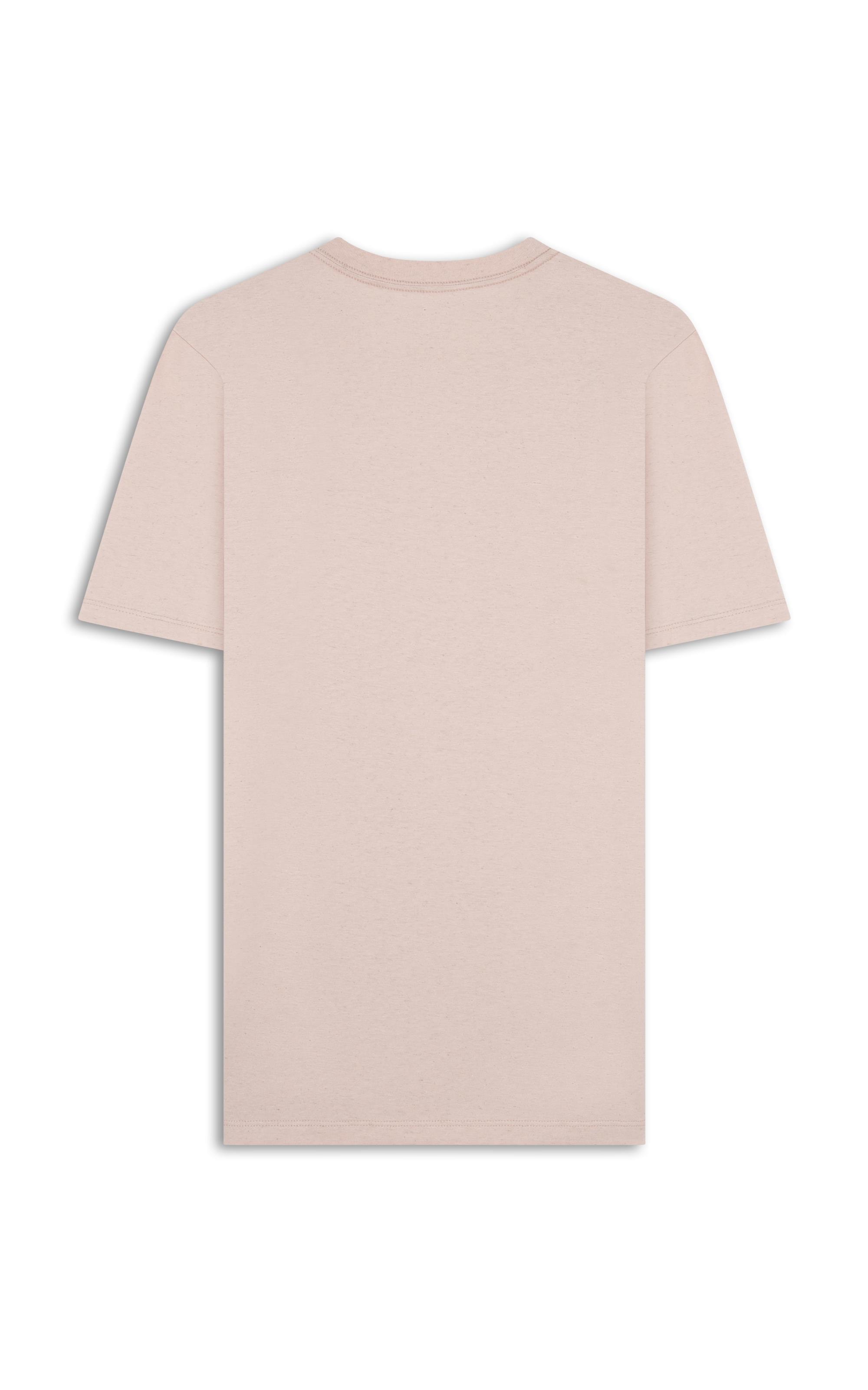 T-Shirt Mm Linho Mc Bf Pessego