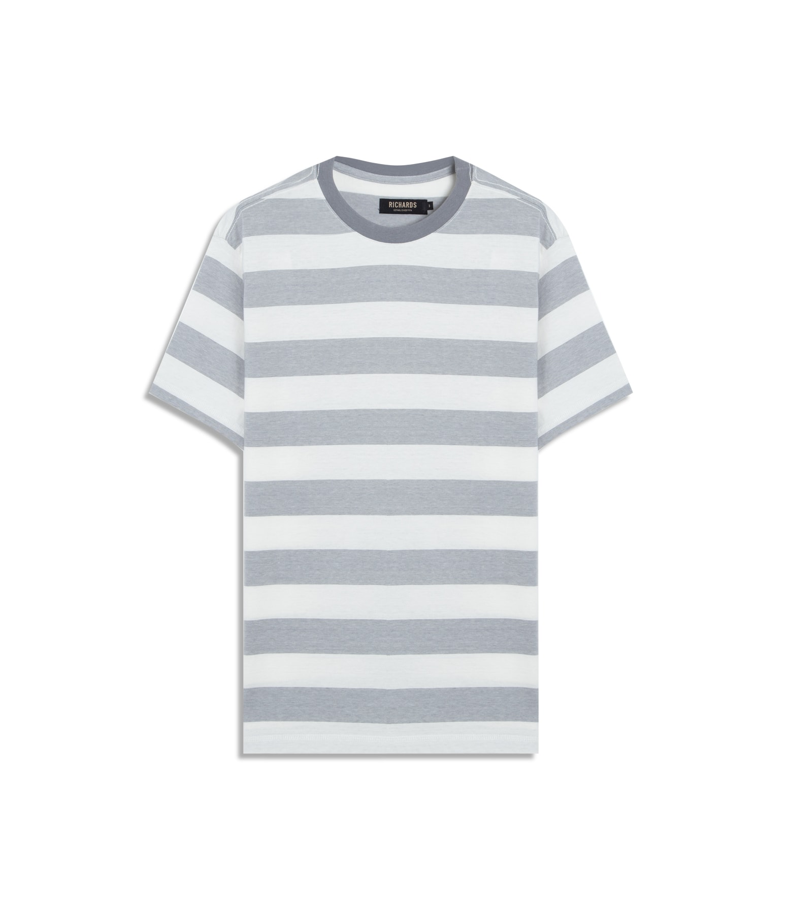 T-Shirt Mm Listrada Audi Cinza Claro