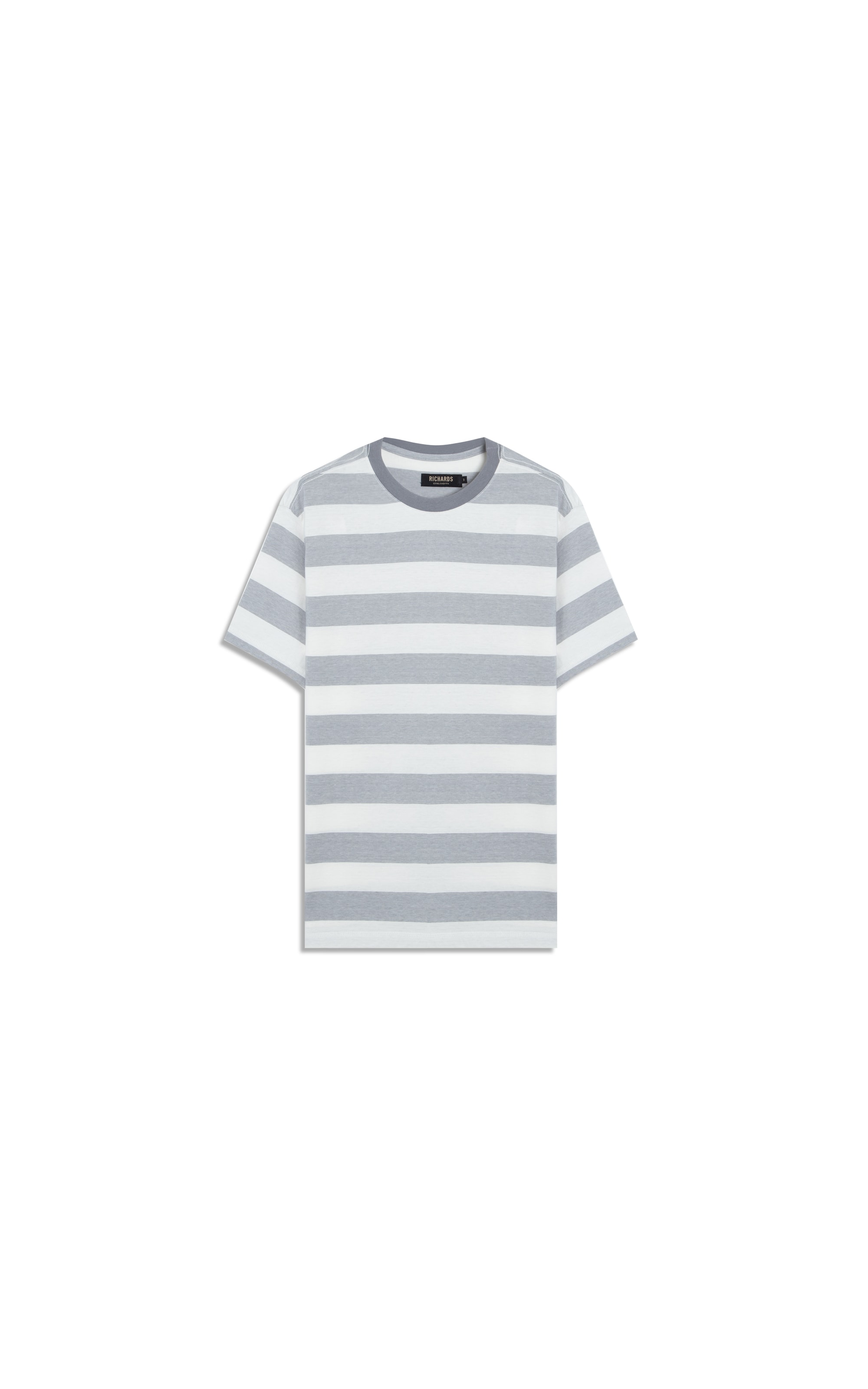 T-Shirt Mm Listrada Audi Cinza Claro