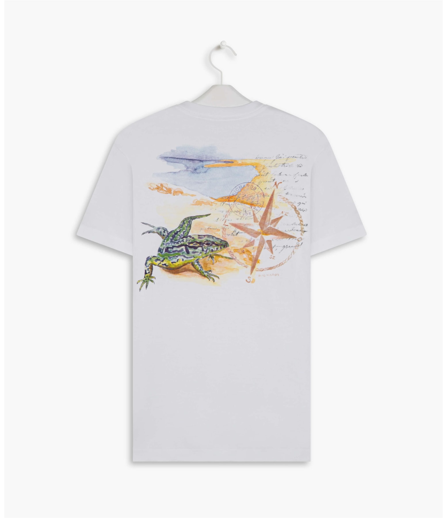 T-Shirt Mm Lizard Costas Branco