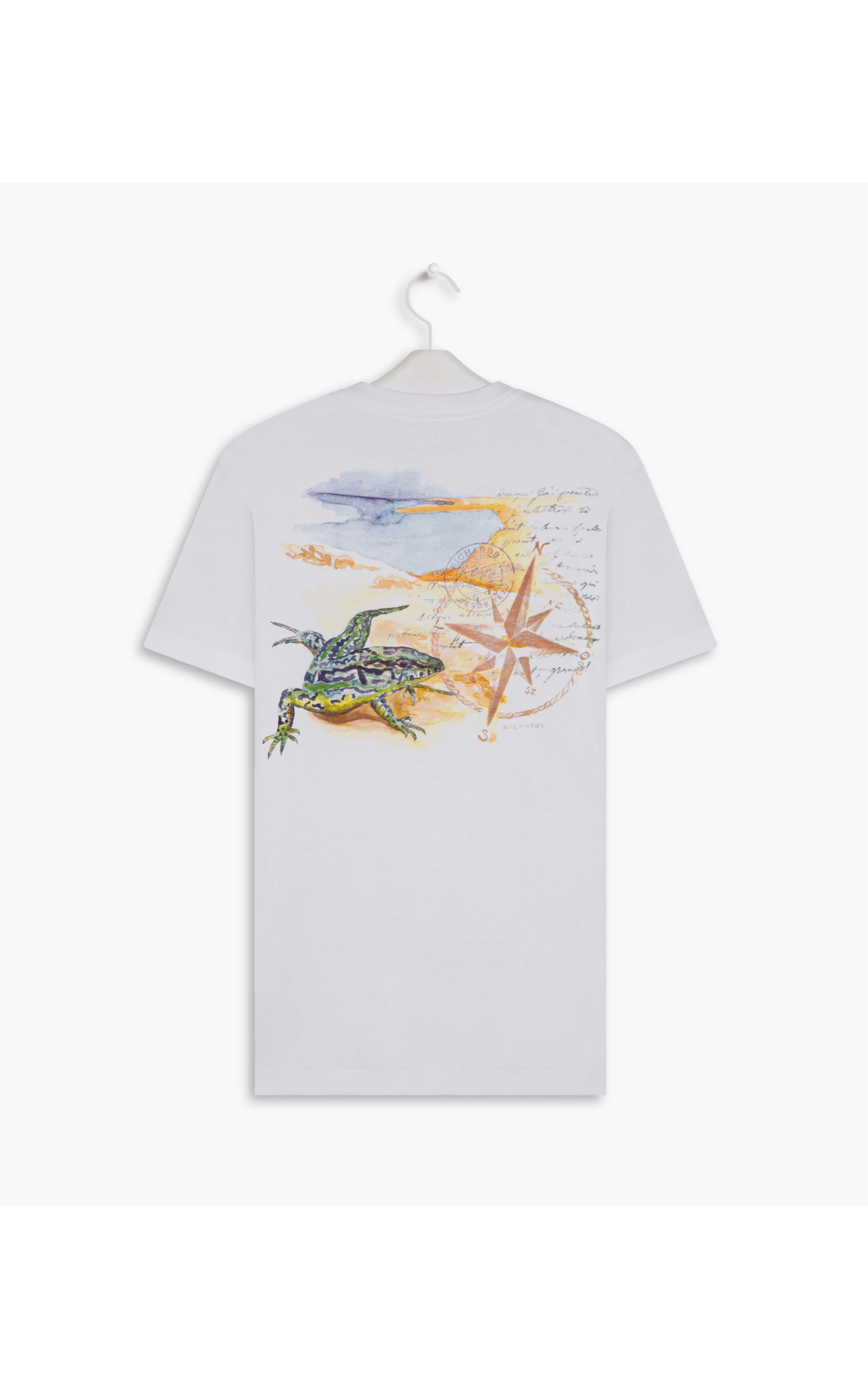 T-Shirt Mm Lizard Costas Branco