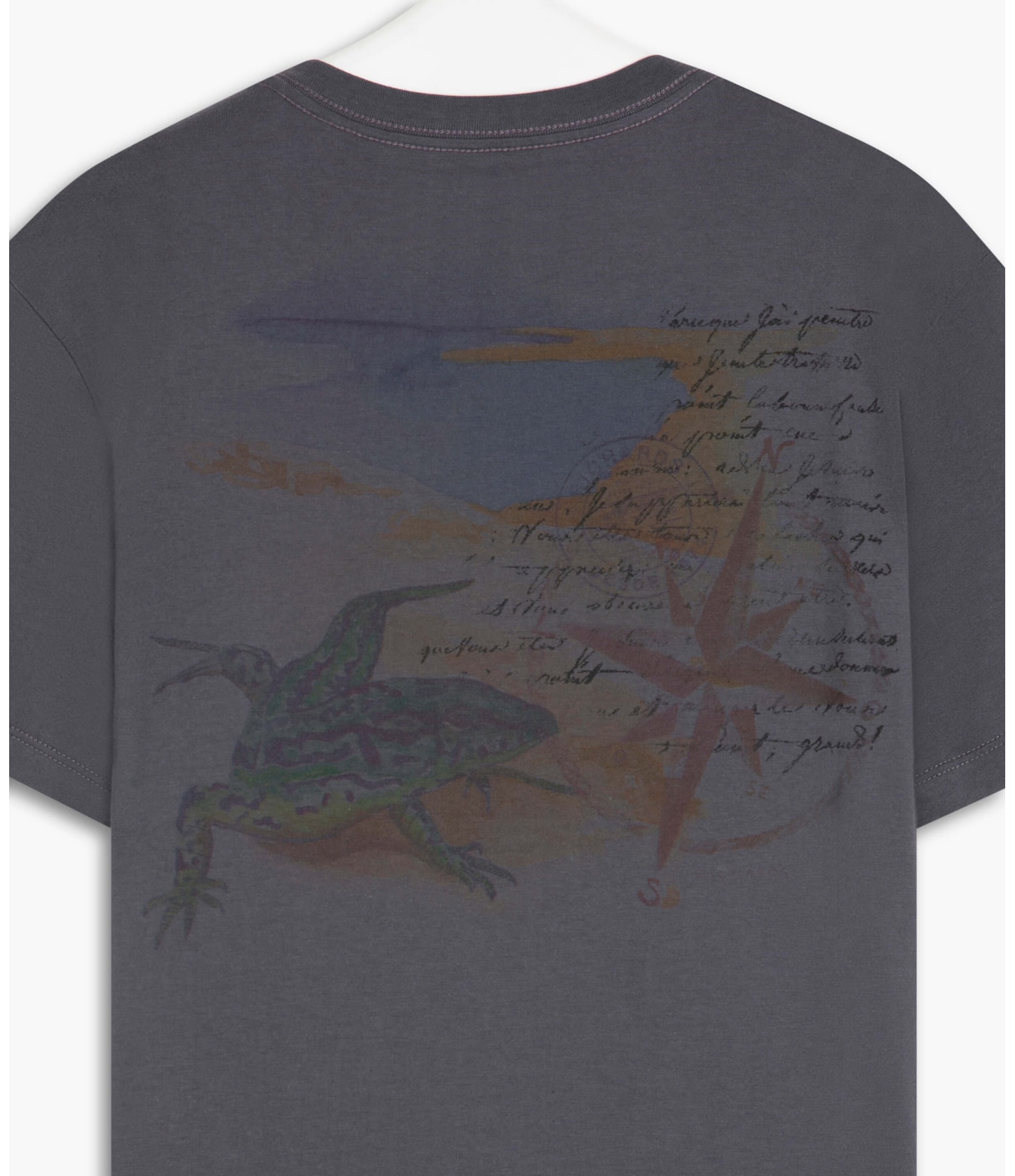 T-Shirt Mm Lizard Costas Grafite