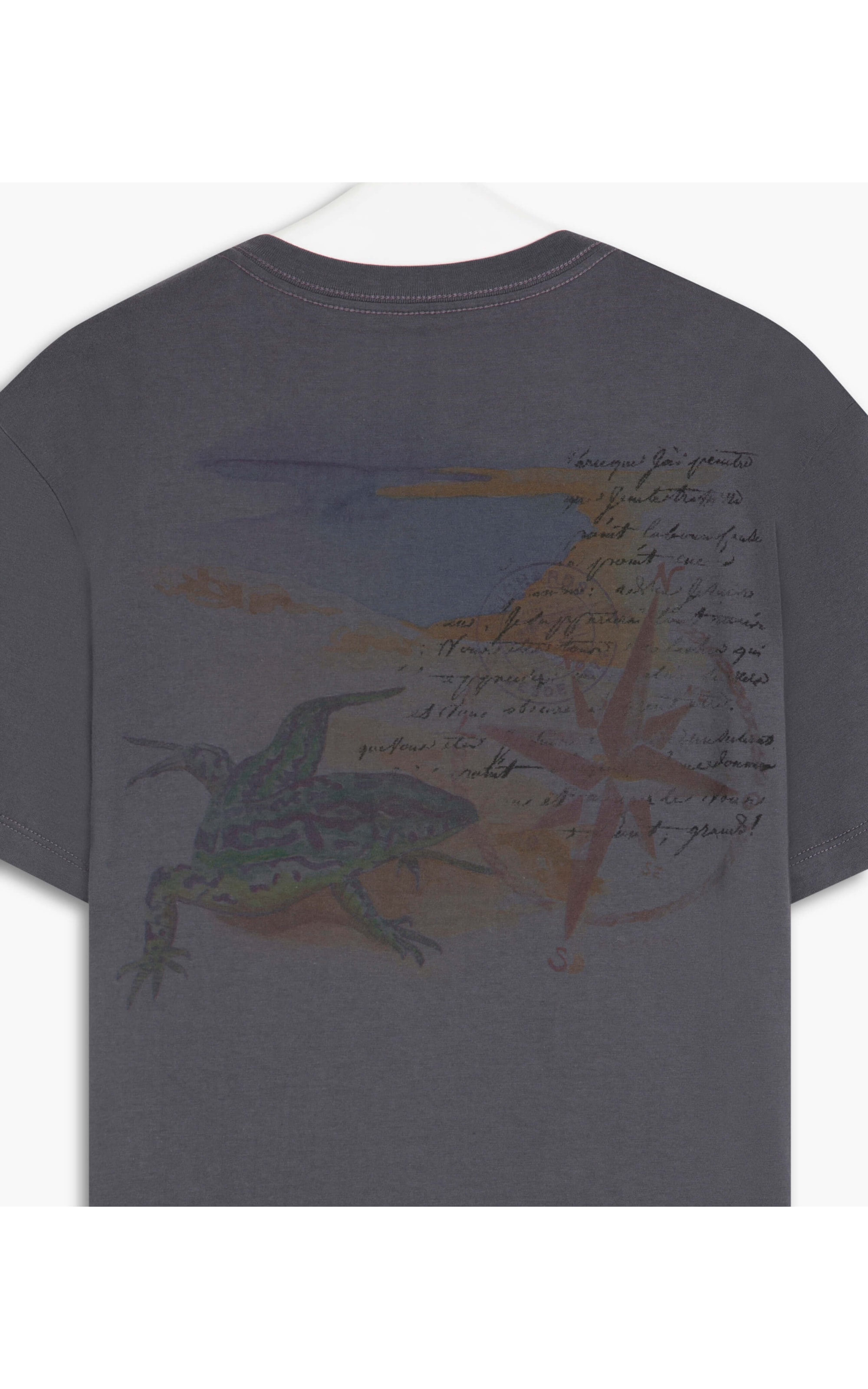 T-Shirt Mm Lizard Costas Grafite