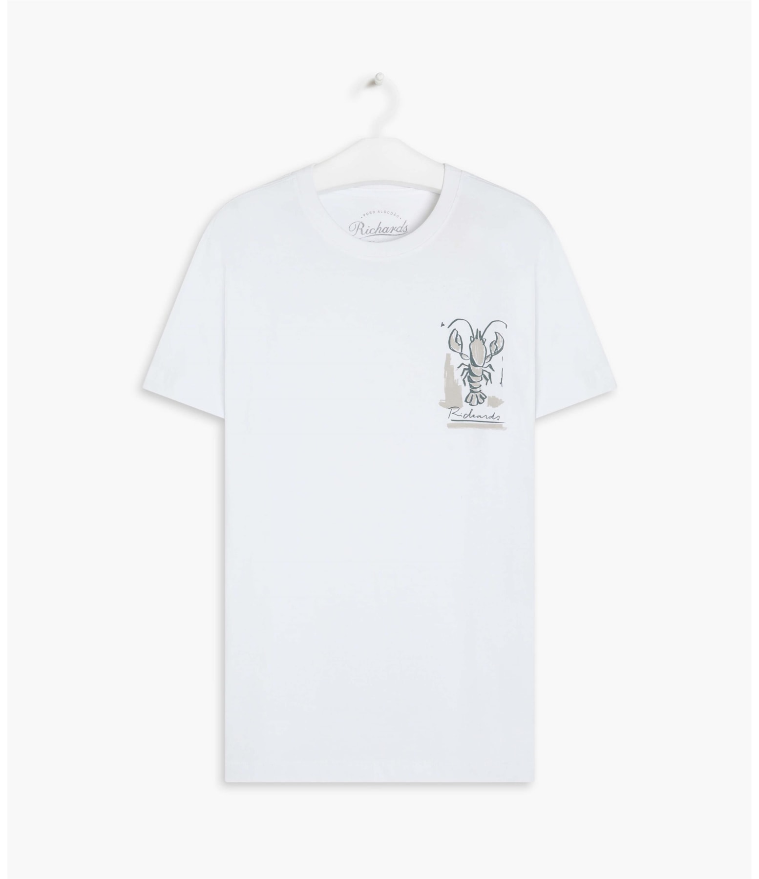 T-Shirt Mm Lobster Peito Branco