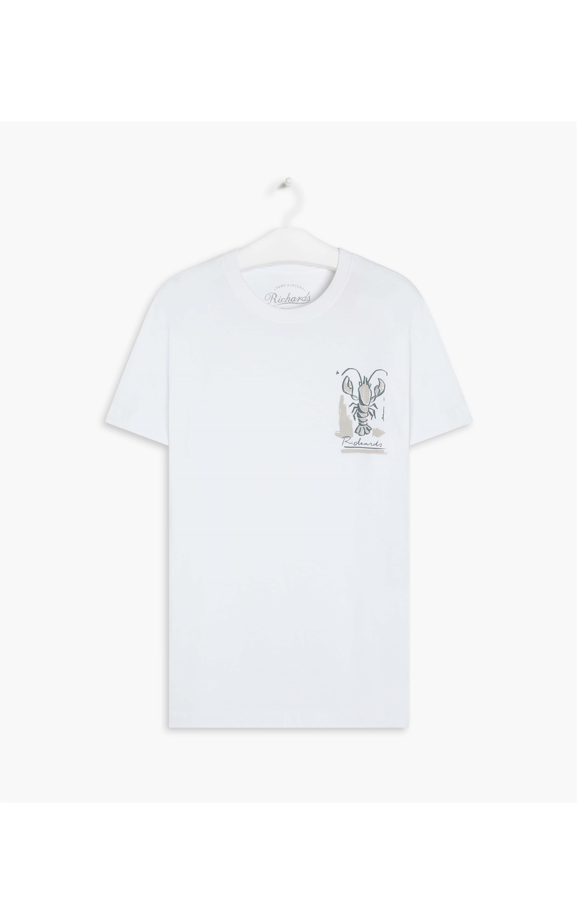 T-Shirt Mm Lobster Peito Branco