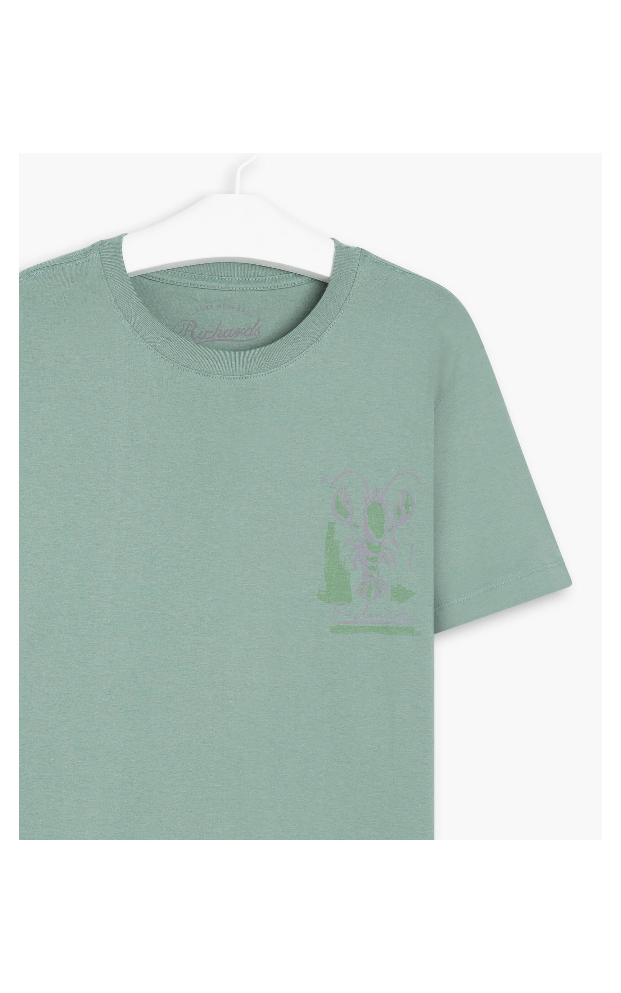 T-Shirt Mm Lobster Peito Verde Militar