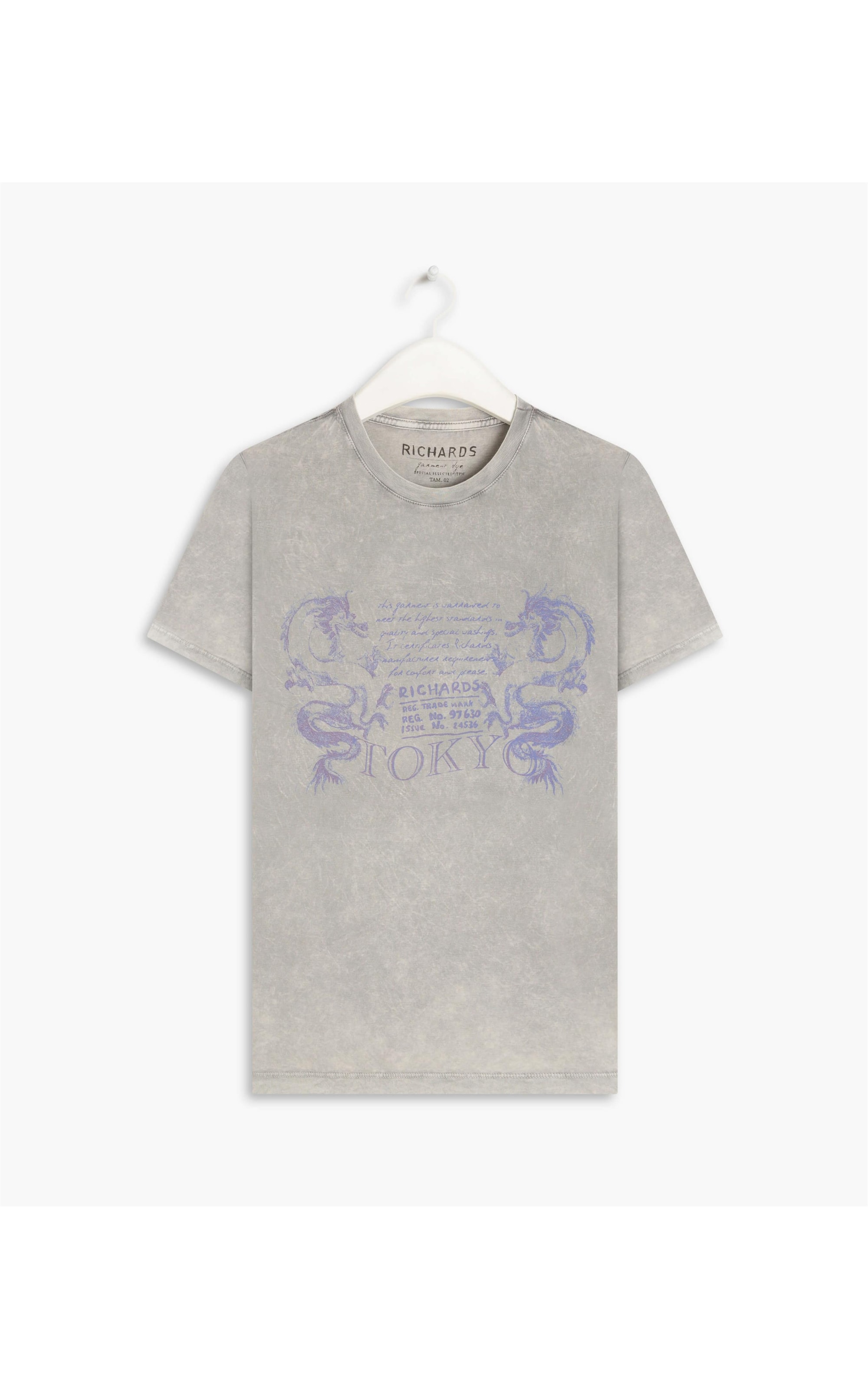 T-Shirt Mm Marble Double Dragon Niquel