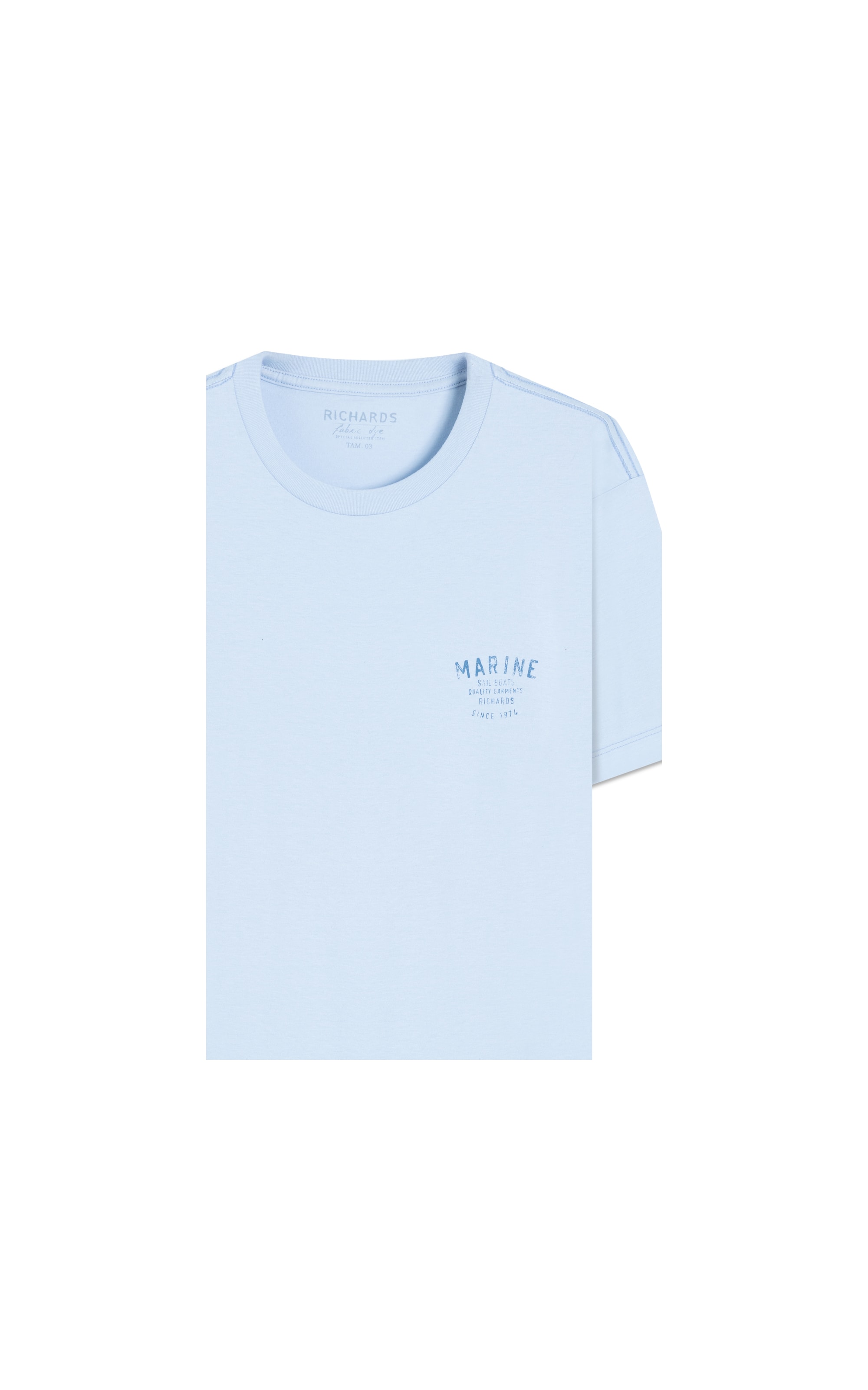T-Shirt Mm Marine Azul Claro