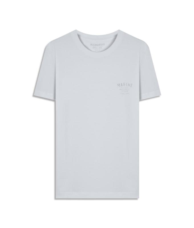 T-Shirt Mm Marine Off White