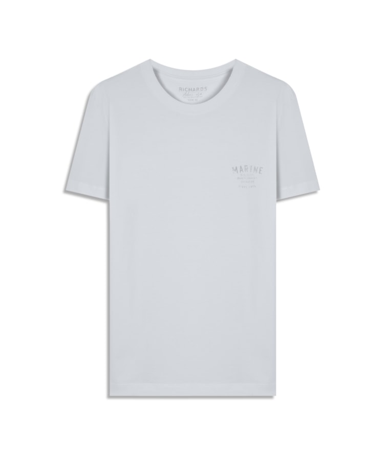 T-Shirt Mm Marine Off White