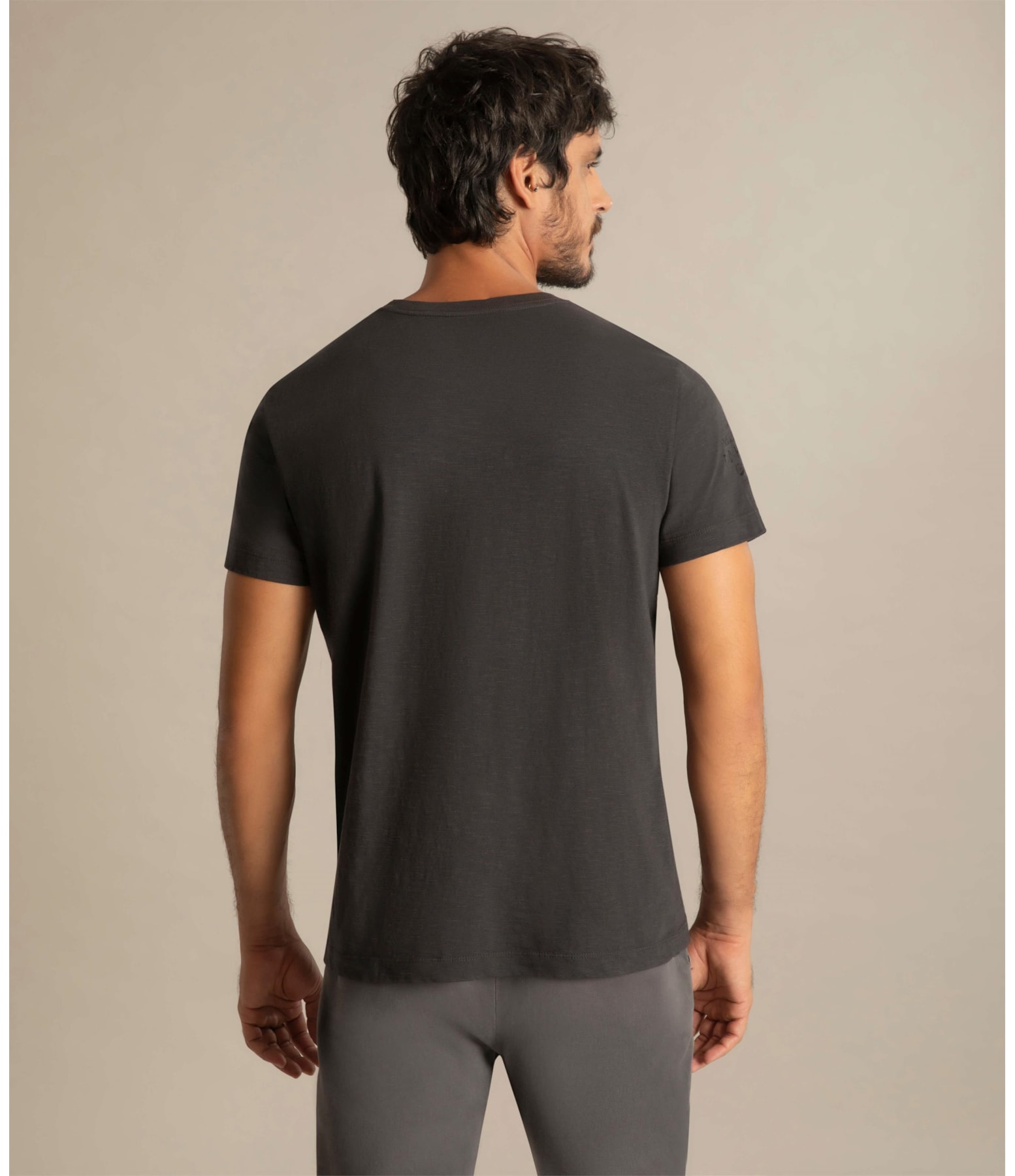 T-Shirt Mm Mini Stripe Richards Grafite