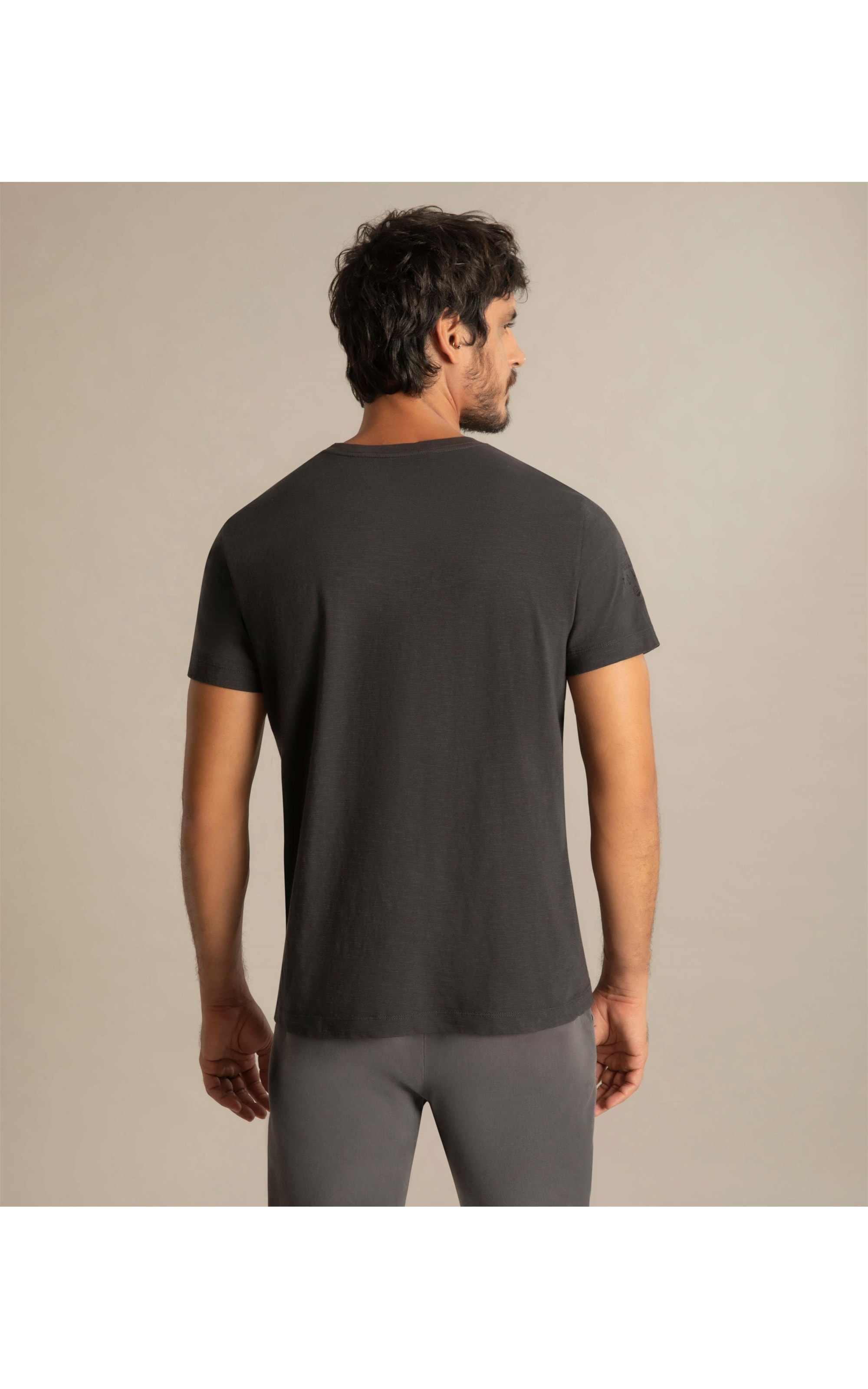 T-Shirt Mm Mini Stripe Richards Grafite