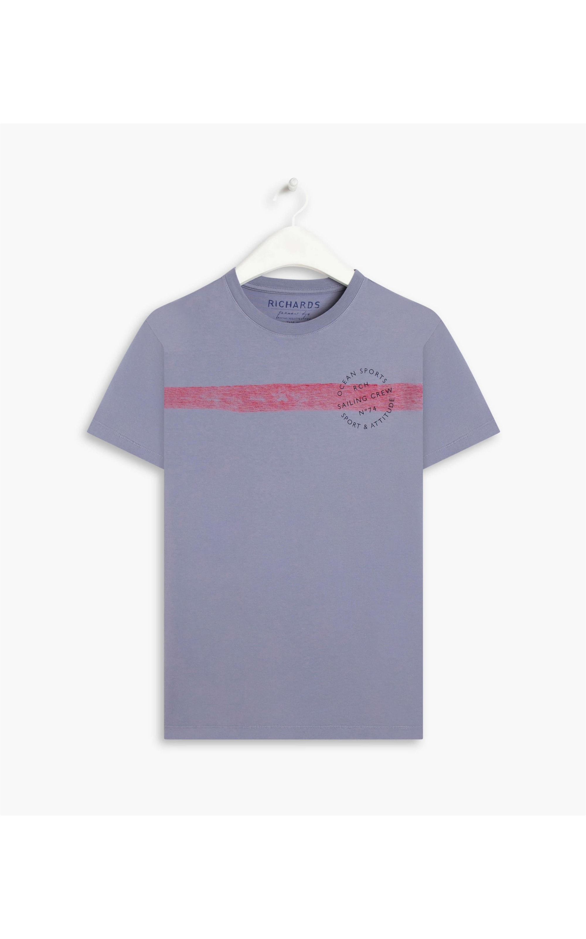 T-Shirt Mm  Mono  Strip Azul Pervante