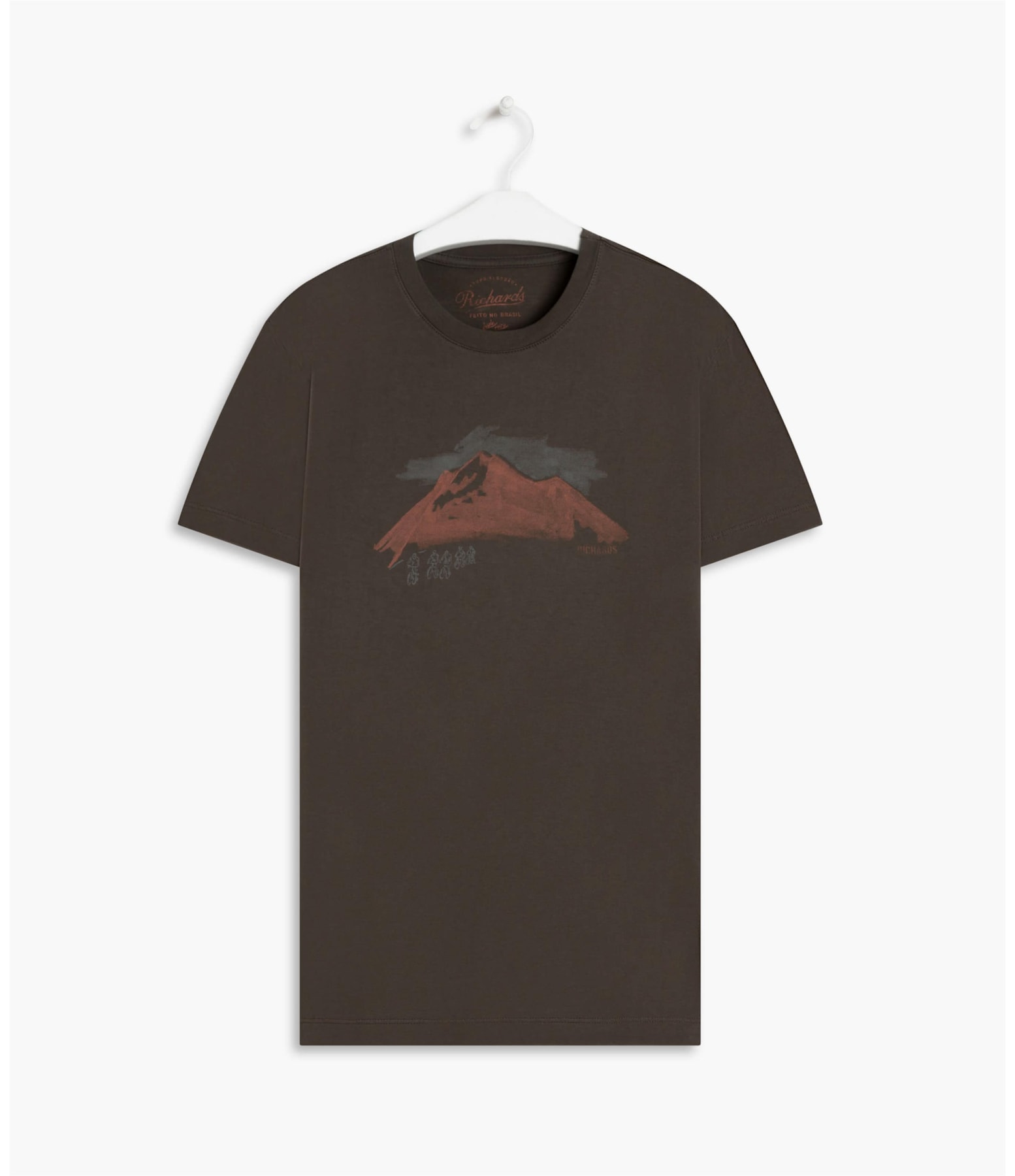T-Shirt Mm Montanha Mc Tabaco