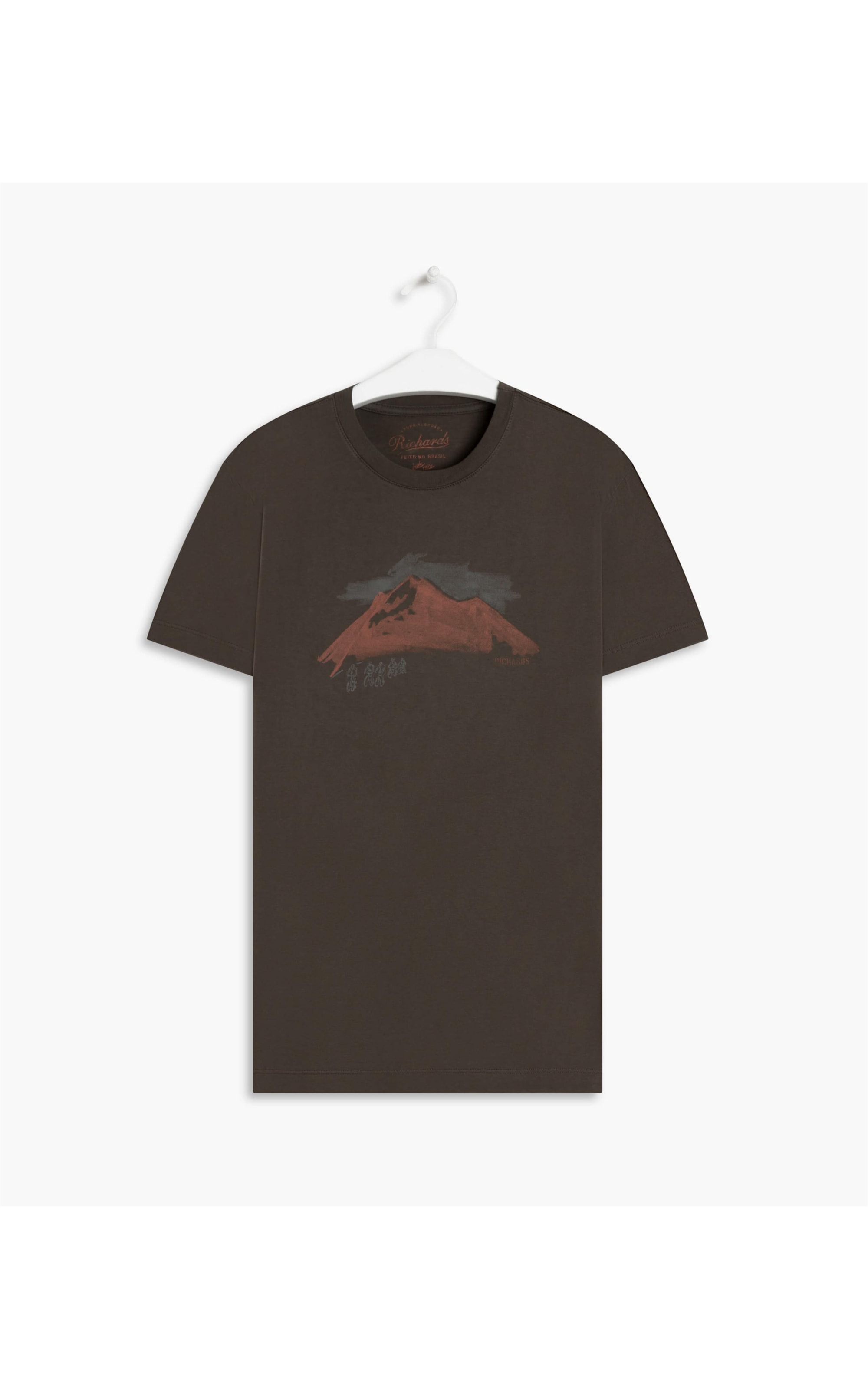 T-Shirt Mm Montanha Mc Tabaco