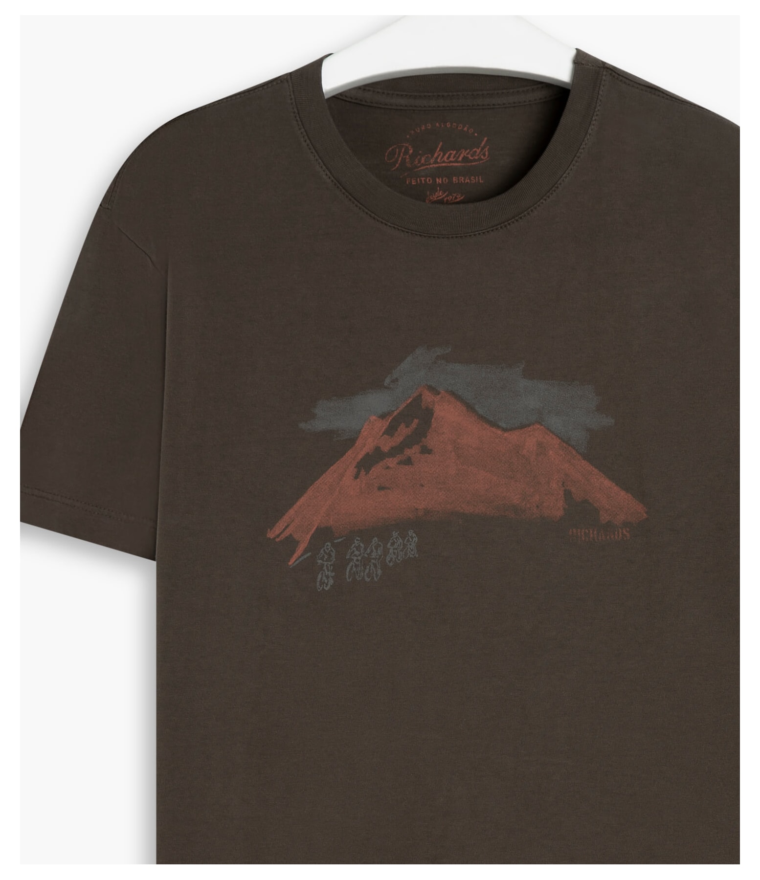 T-Shirt Mm Montanha Mc Tabaco