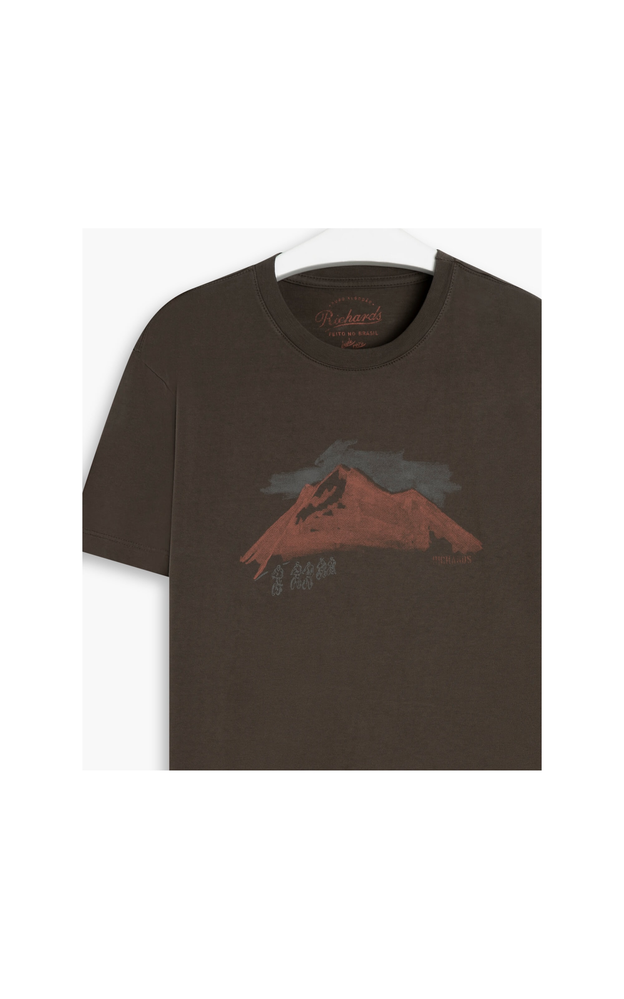 T-Shirt Mm Montanha Mc Tabaco