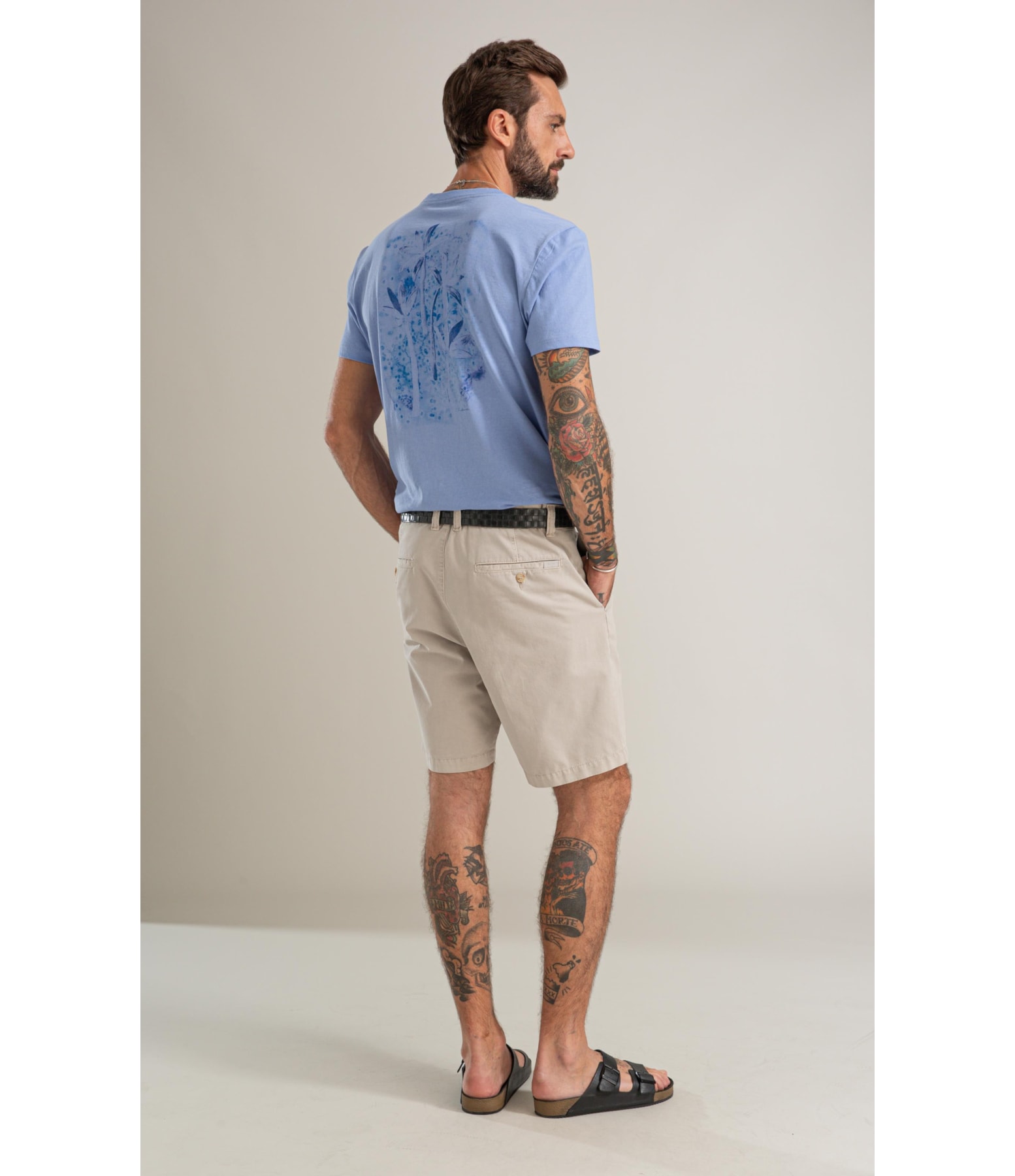 T-Shirt Mm New Property Basic Fit Azul Jeans