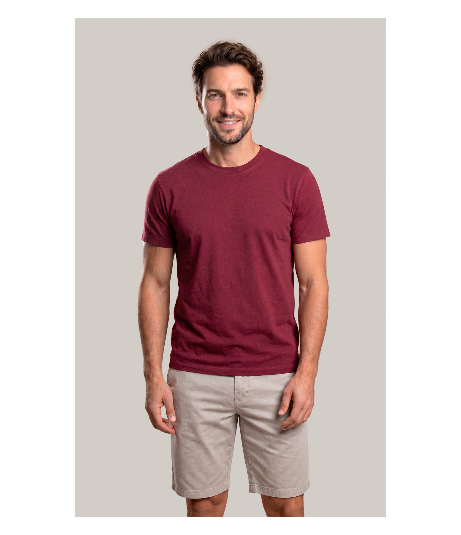 T-Shirt Mm New Property Basic Fit Vinho