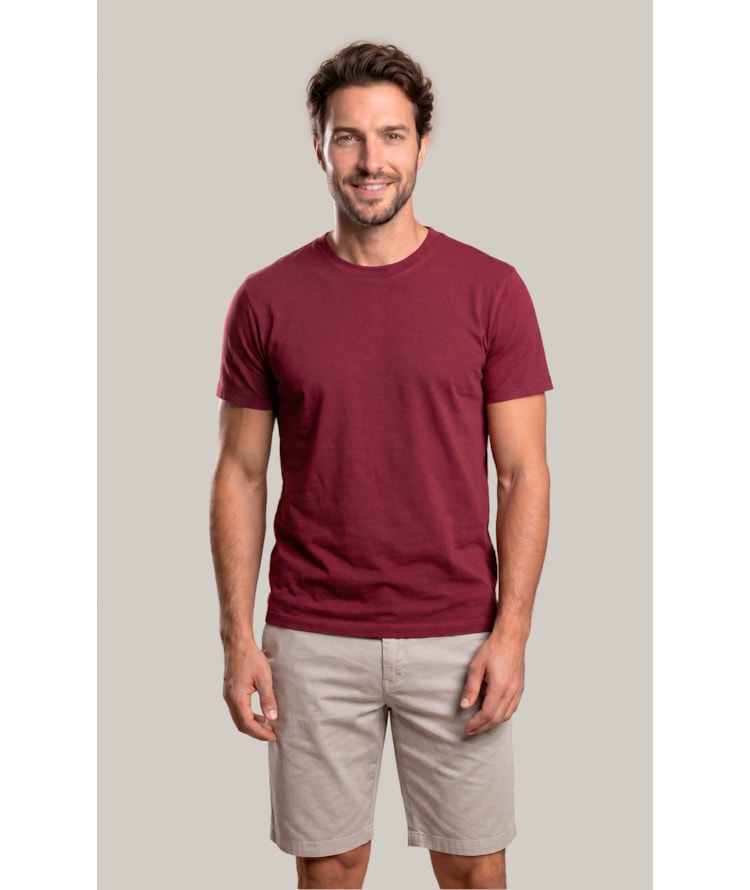 T-Shirt Mm New Property Basic Fit Vinho