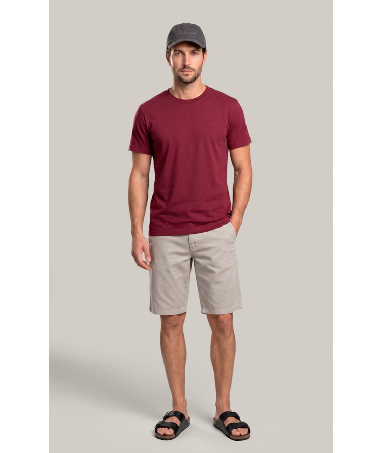 T-Shirt Mm New Property Basic Fit Vinho
