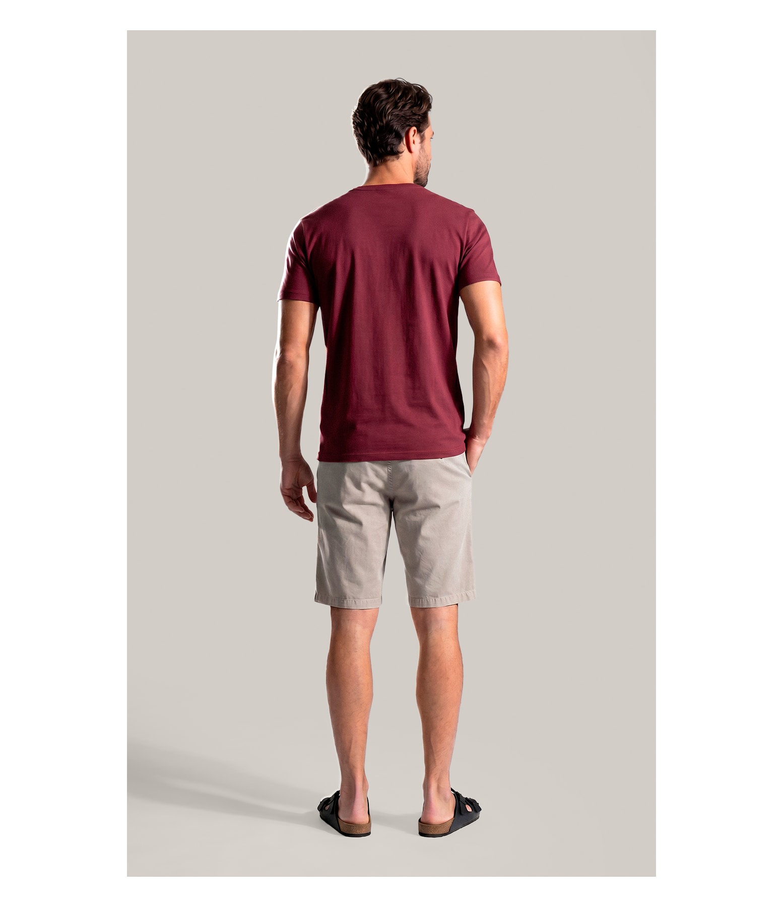 T-Shirt Mm New Property Basic Fit Vinho