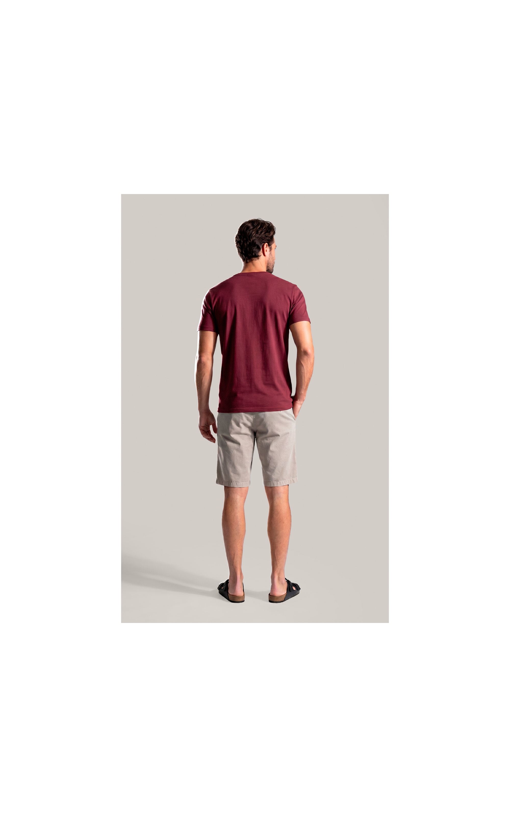 T-Shirt Mm New Property Basic Fit Vinho