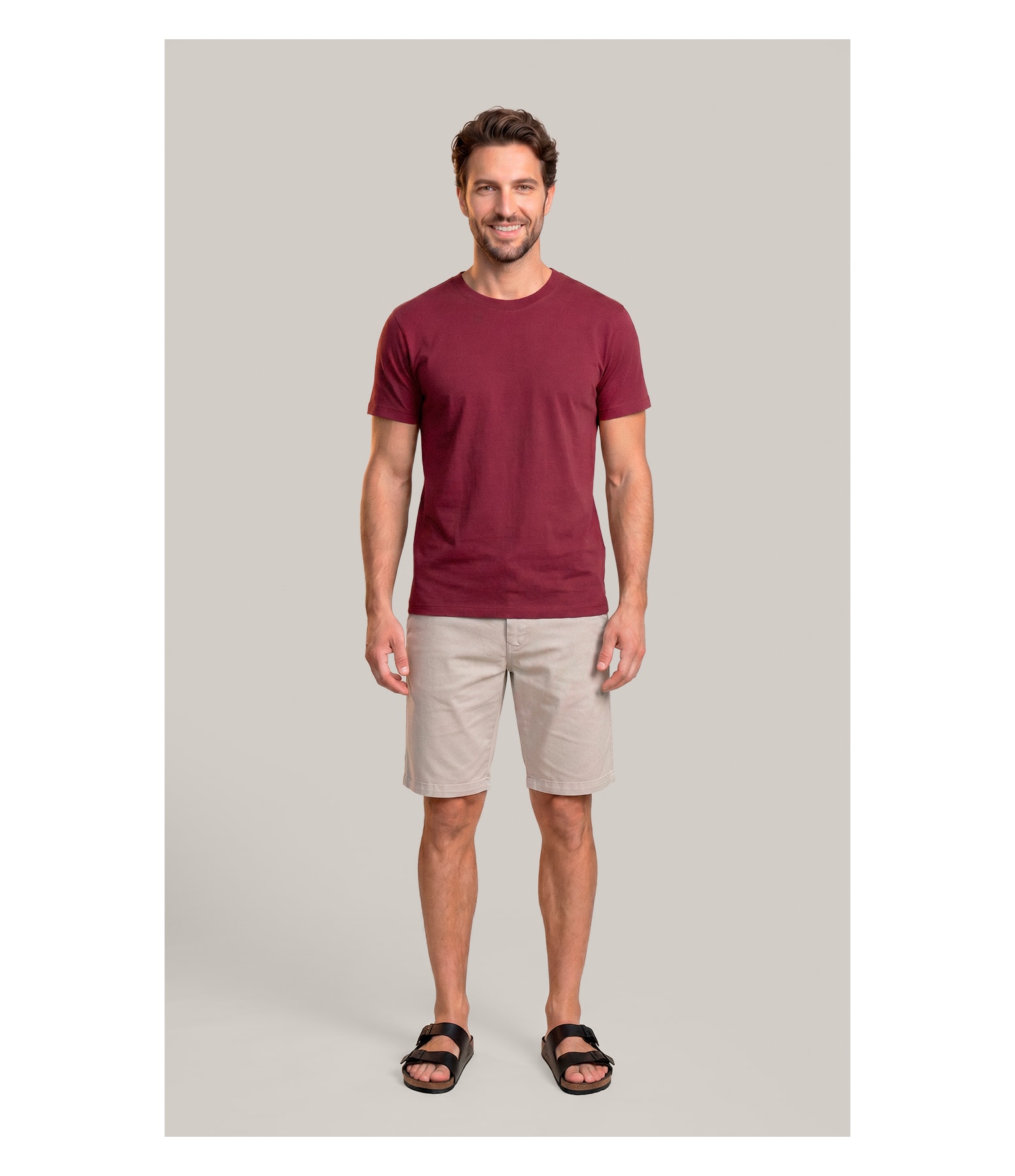 T-Shirt Mm New Property Basic Fit Vinho